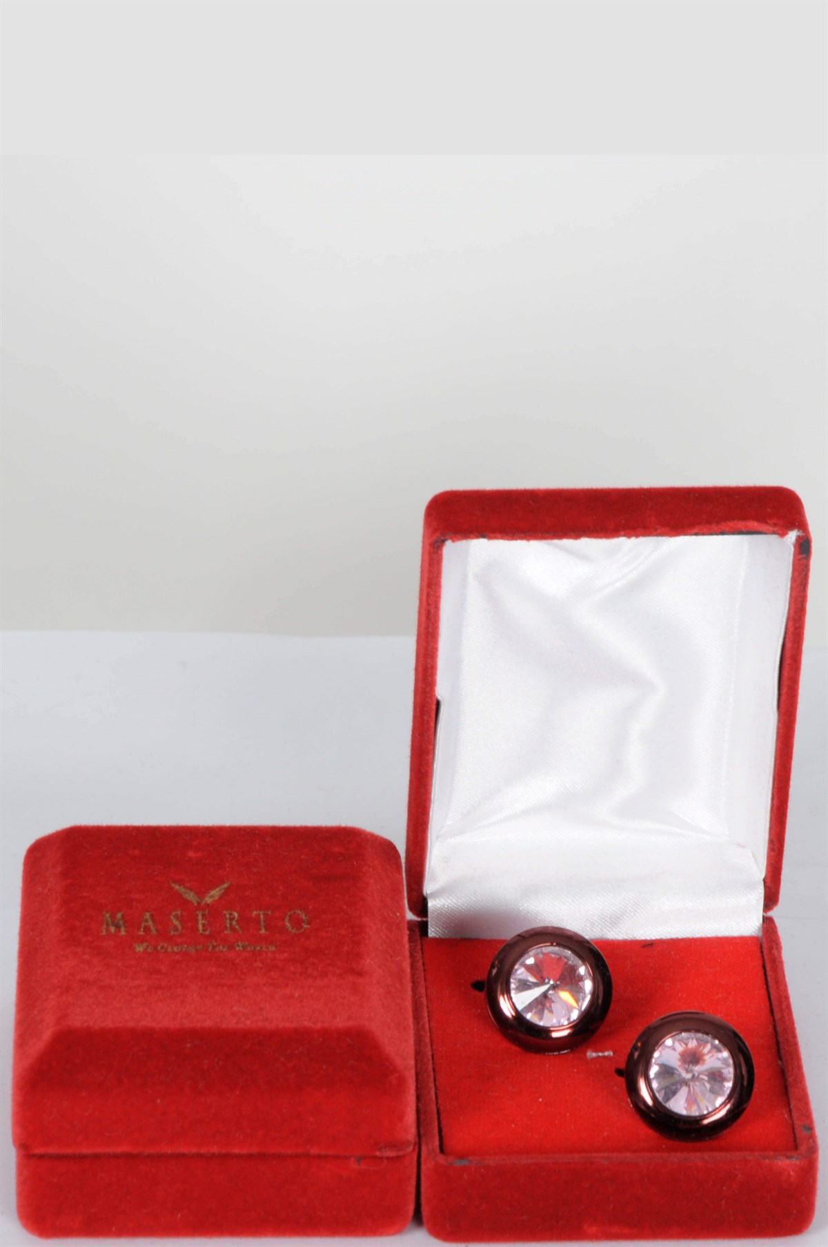 Maserto Klasik Taşlı Kol Düğmesi