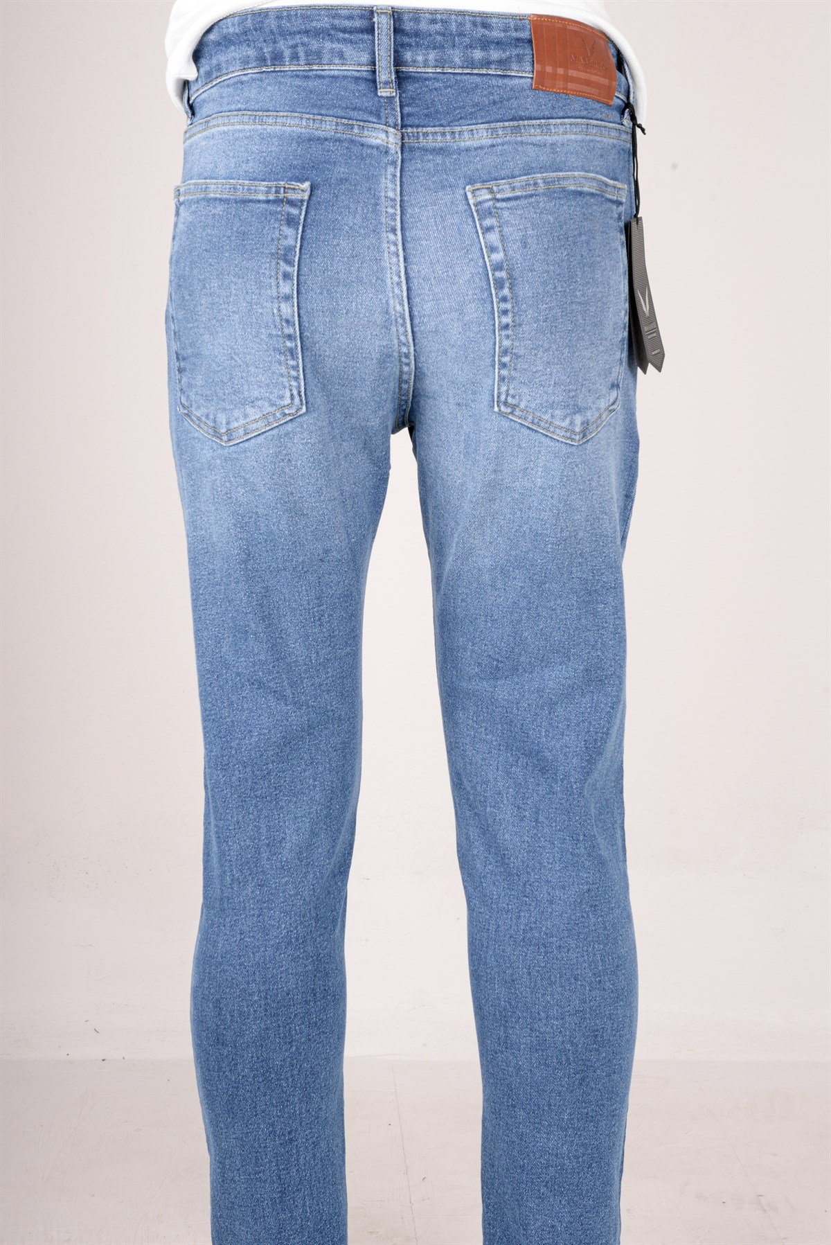 Maserto Skinny Fit Mavi Jean Pantolon
