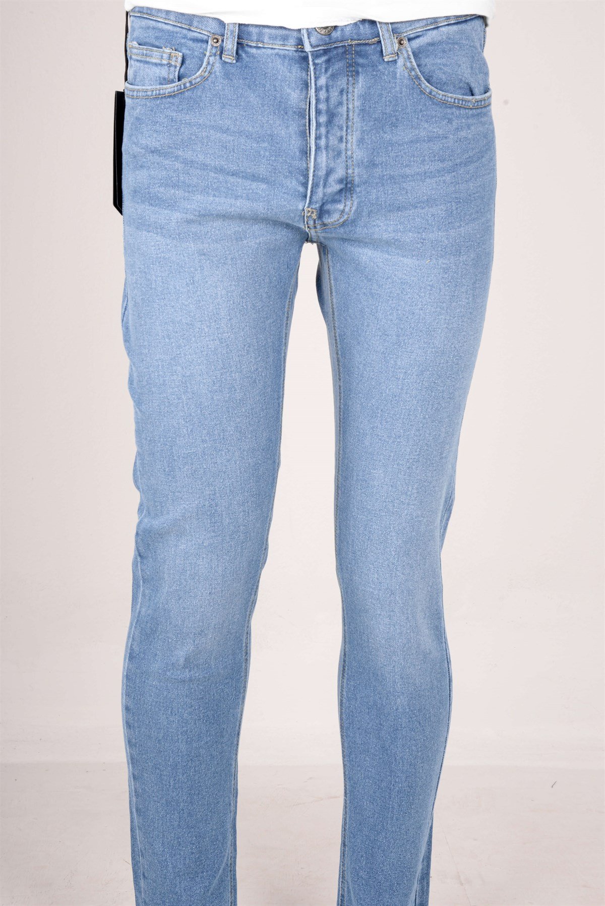 Maserto Skinny Fit Mavi Jean Pantolon
