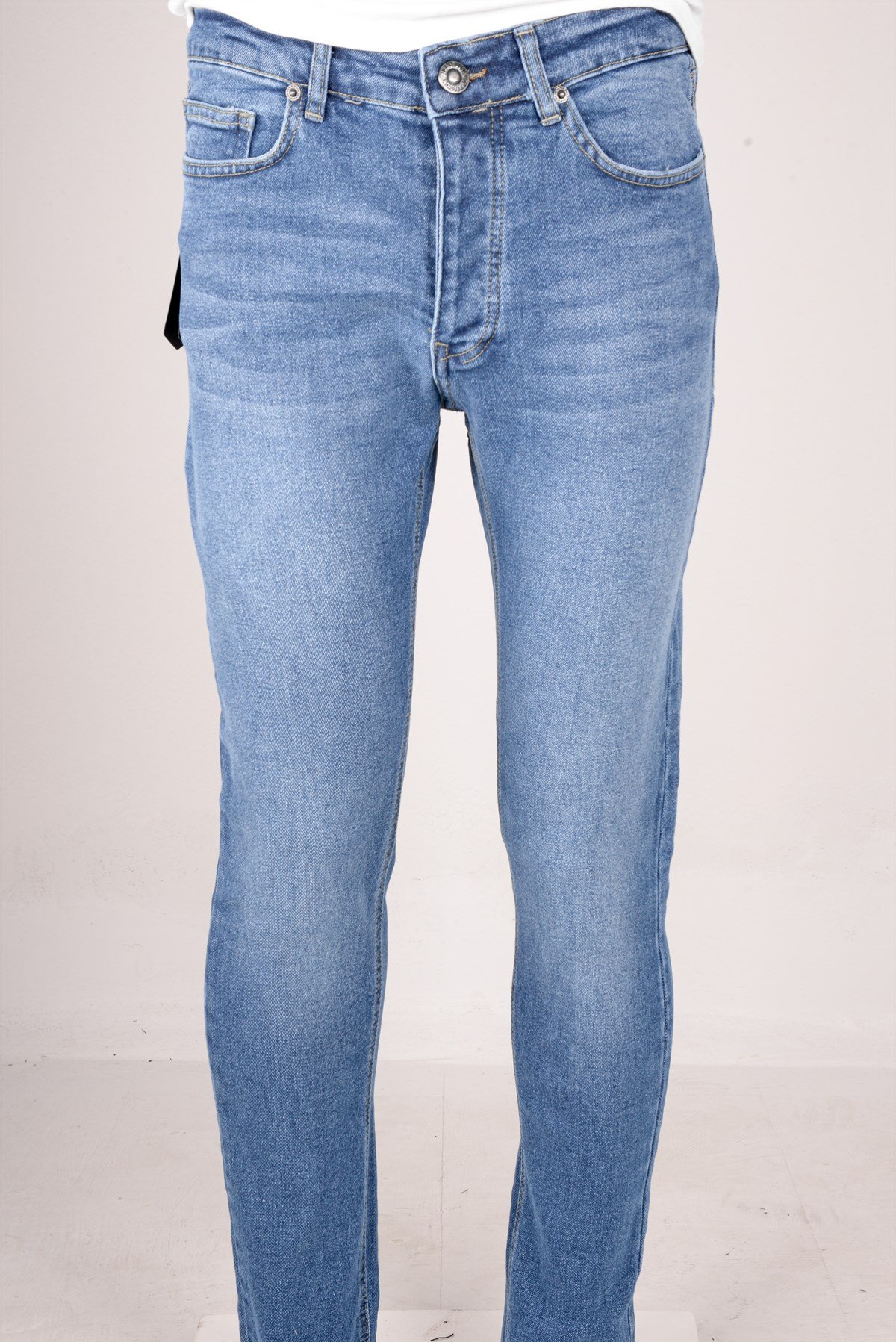 Maserto Skinny Fit Mavi Jean Pantolon