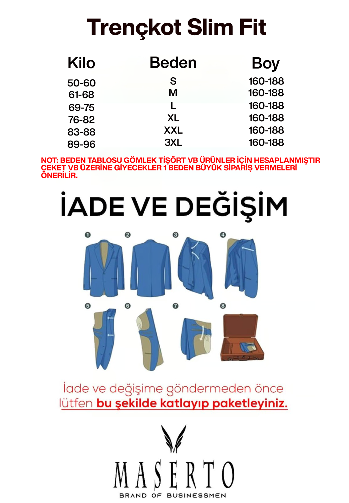 Maserto Slim Fit Erkek Gri Trençkot