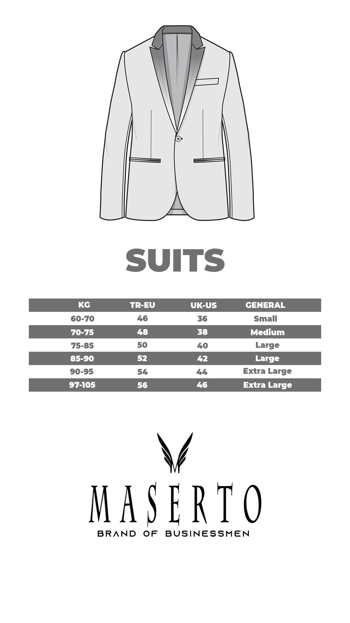 Maserto Slim Fit Gray Suit Self-Patterned