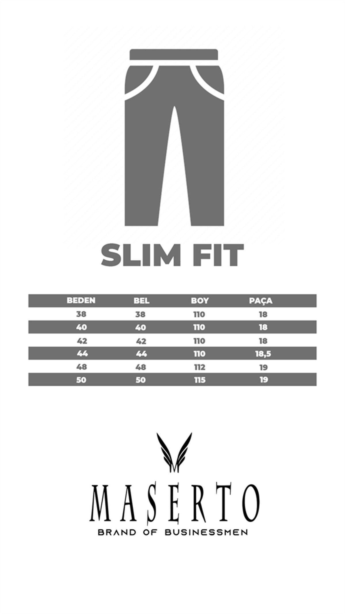 Maserto Slim Fit Koyu Lacivert Pantolon Düz Desenli