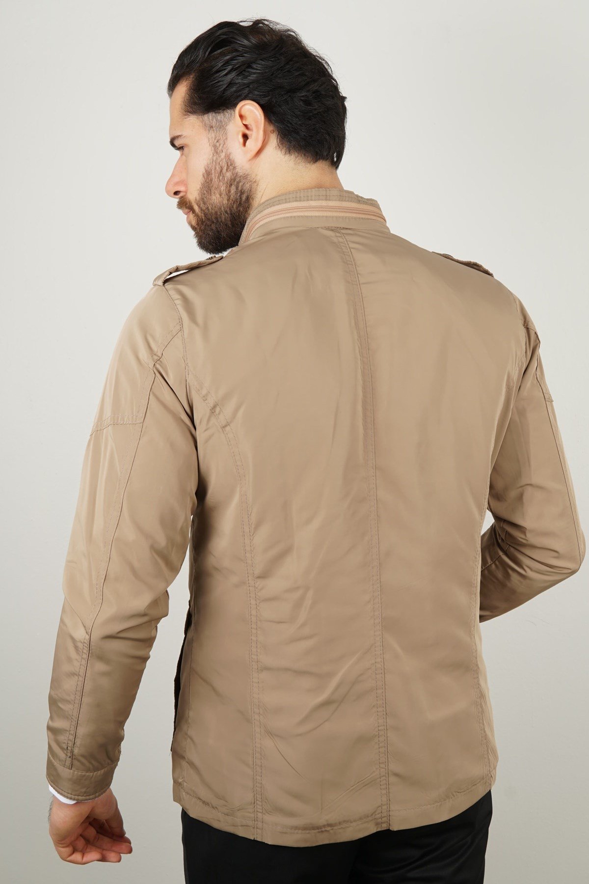 MASERTO SLİM FİT SAFARİ MONT BEJ