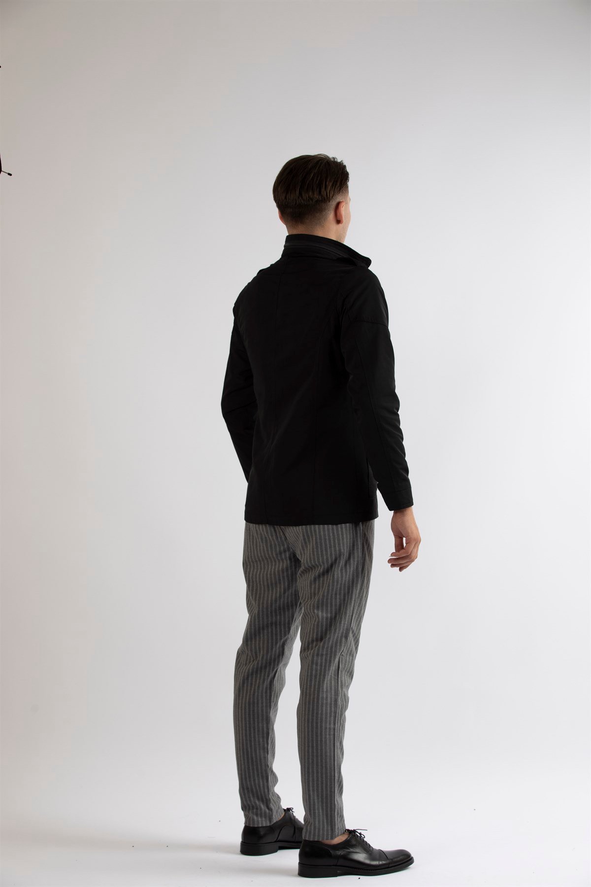 MASERTO SLİM FİT SAFARİ MONT SİYAH