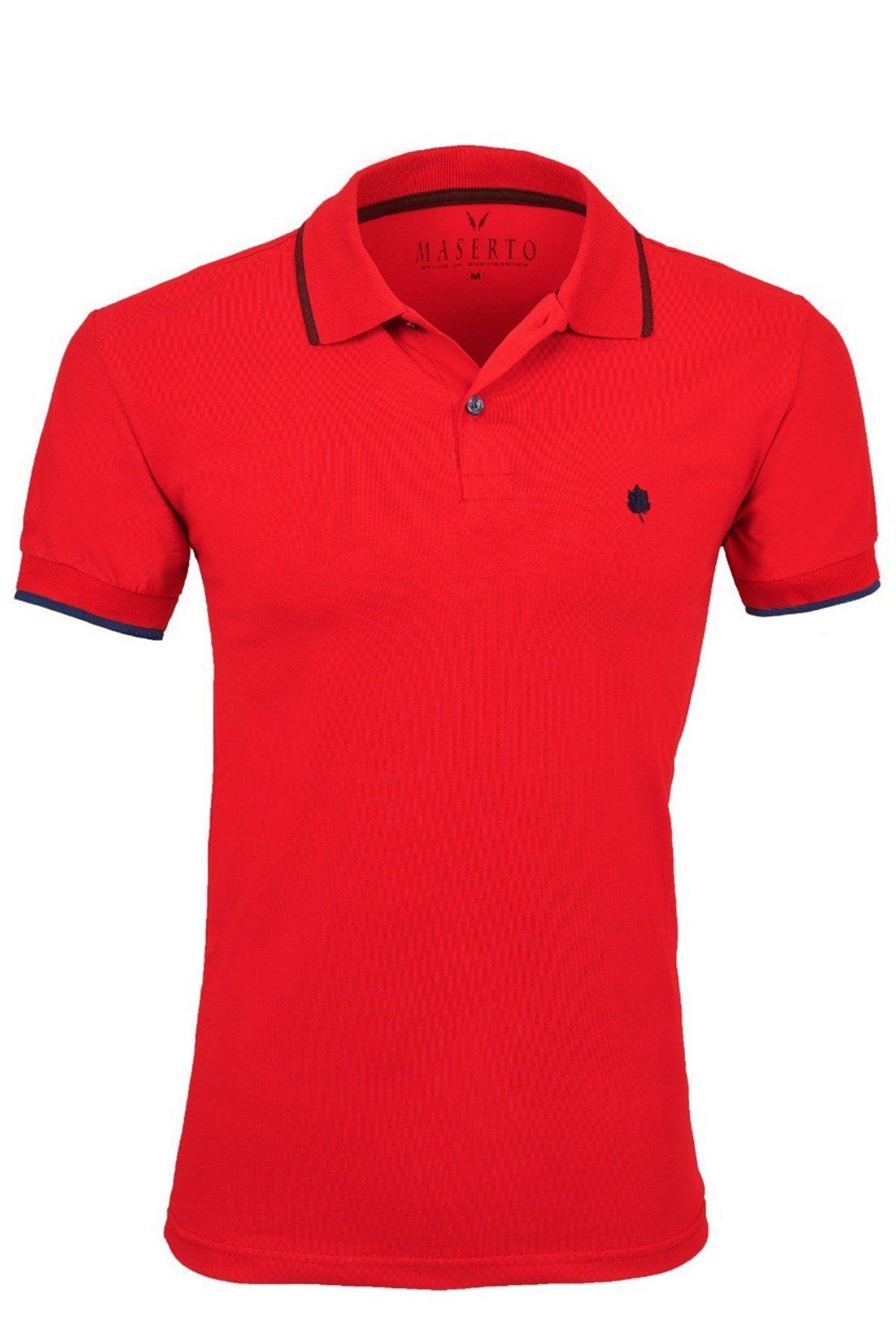 Maserto Slimfit Tişört Kırmızı