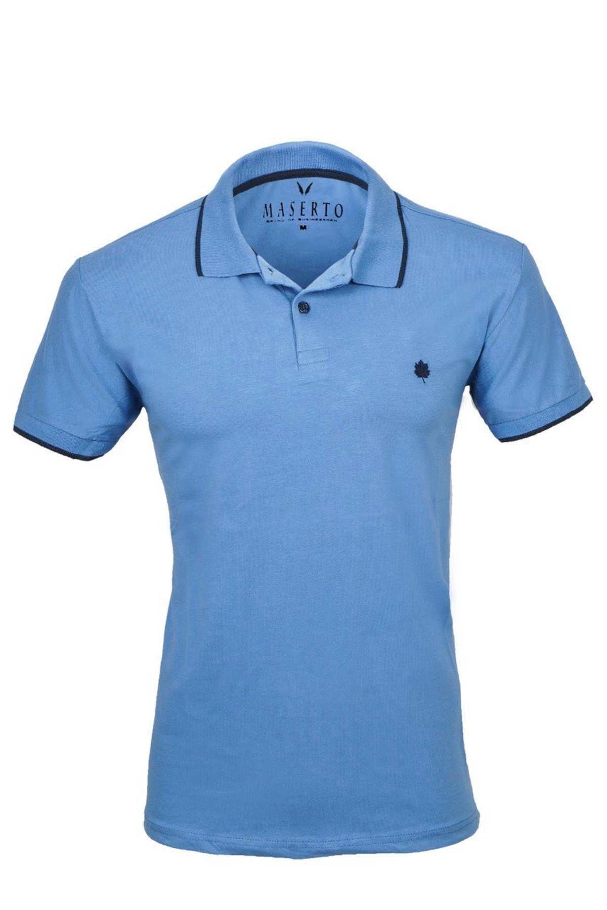 Maserto Slimfit Tişört Mavi