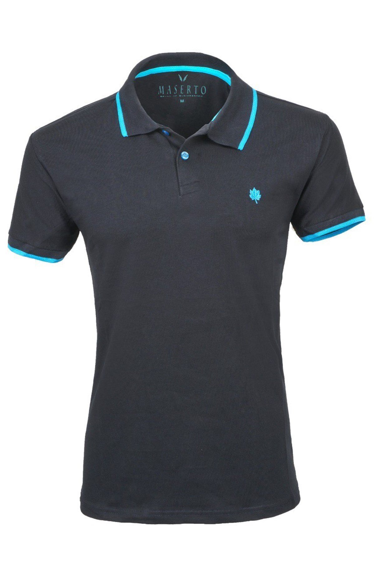 Maserto Slimfit Tişört Siyah