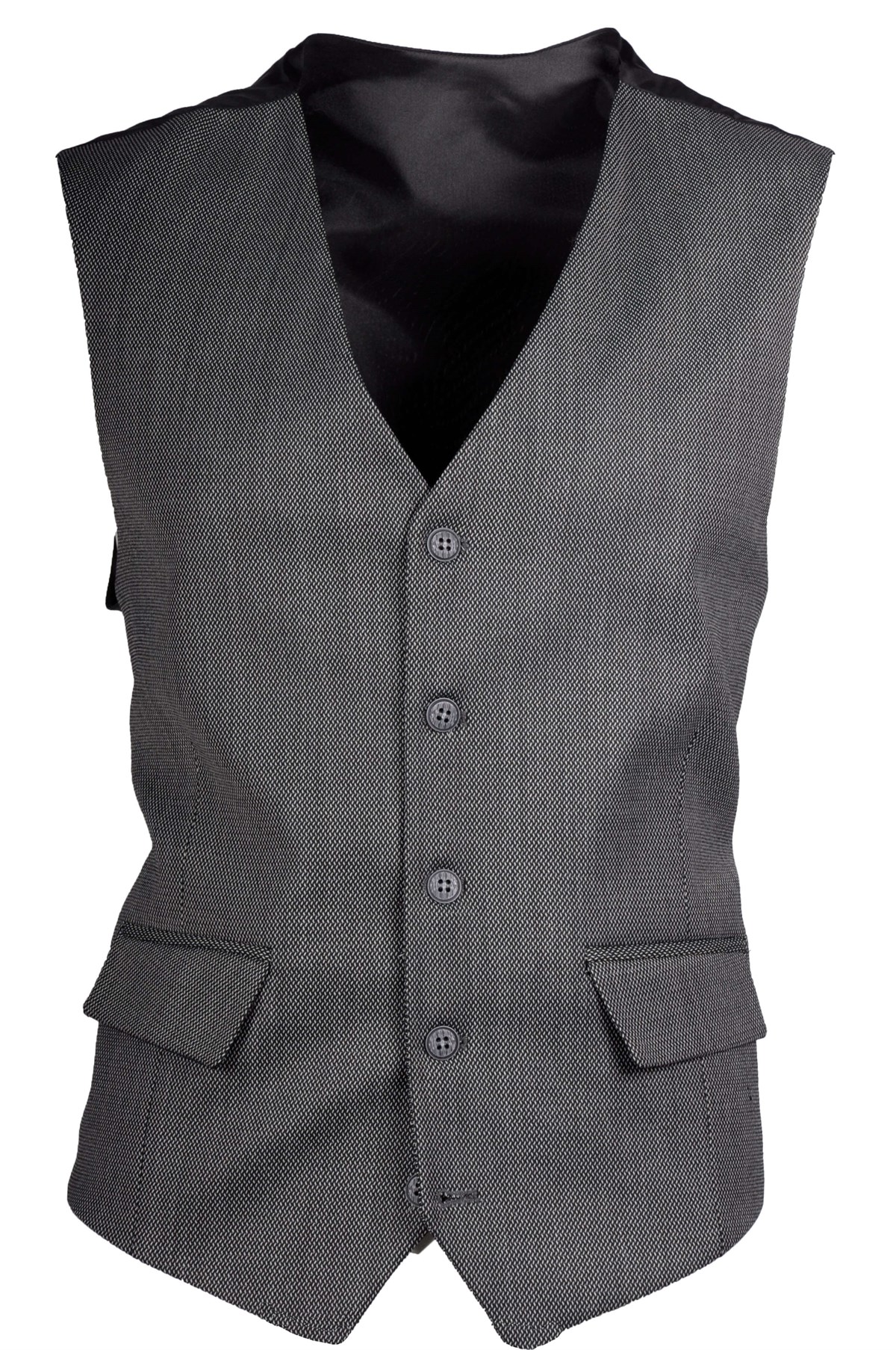 NOKTA DESENLİ SLİM FİT YELEK