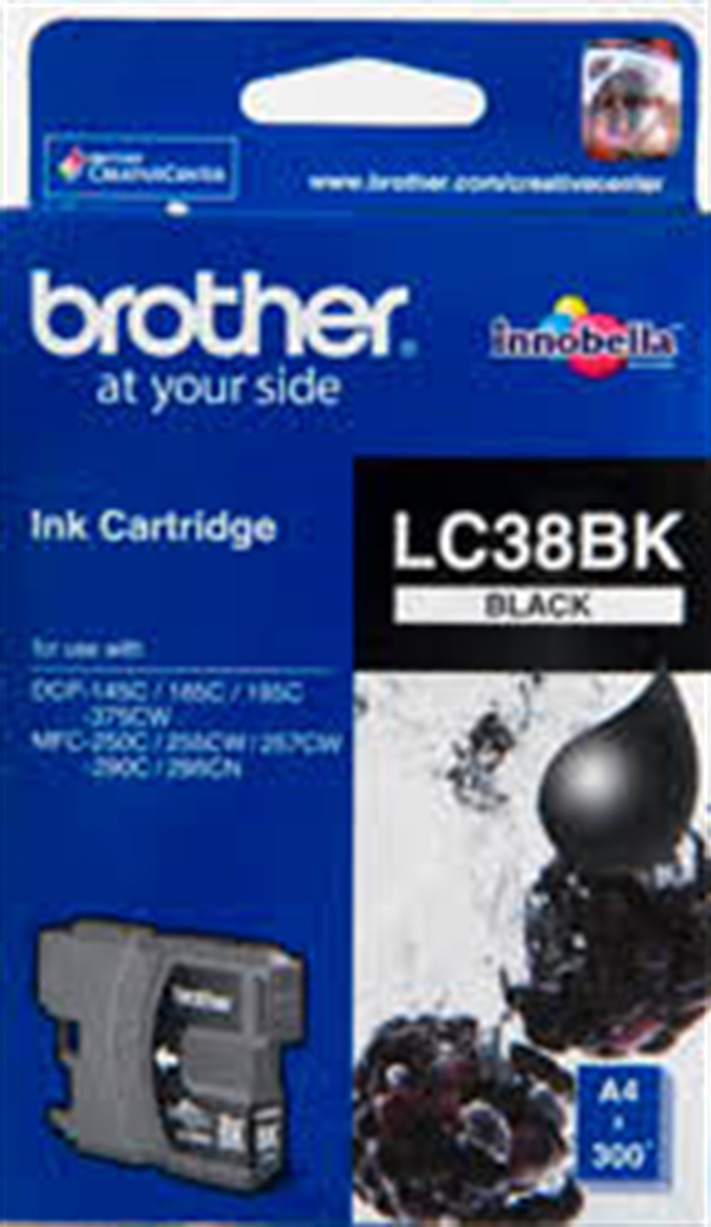 BROTHER LC-38BK SİYAH KARTUŞ(DCP145/MFC250/MFC290)