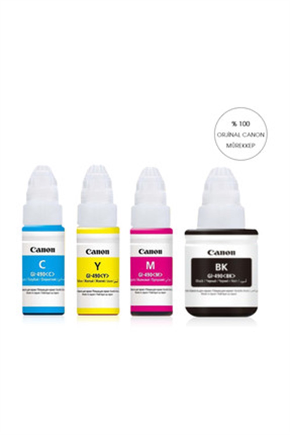 CANON GI-490 CMYK Orjinal 4 Renk Mürekkep