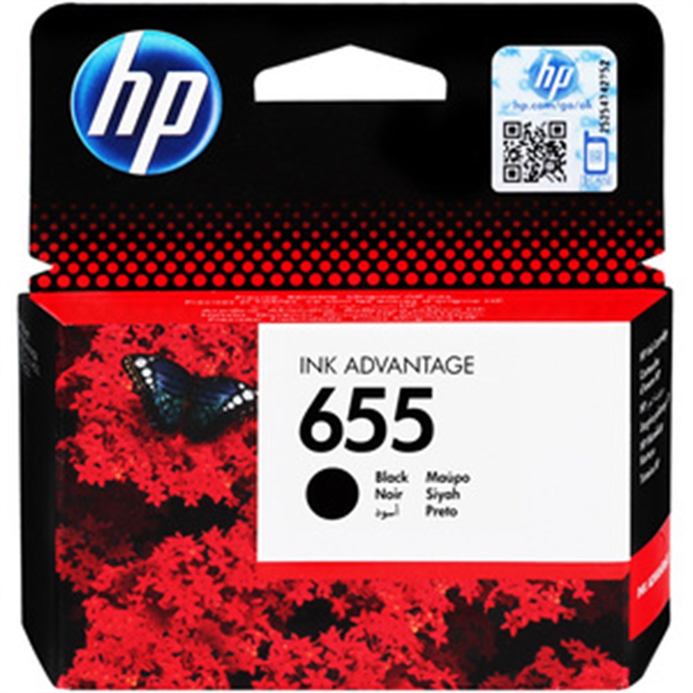 HP 655 SİYAH KARTUŞ CZ109AE (3525/4615/4625/5525)