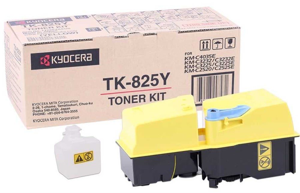 Kyocera TK-825 Y Orjinal Toner - Sarı