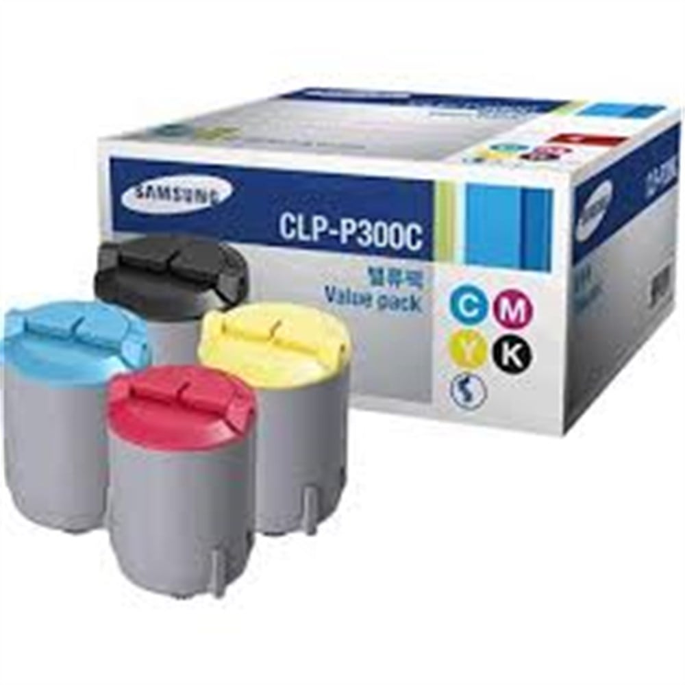 Samsung CLP 300 4 Renk Takim Orjinal Toner Kartuş