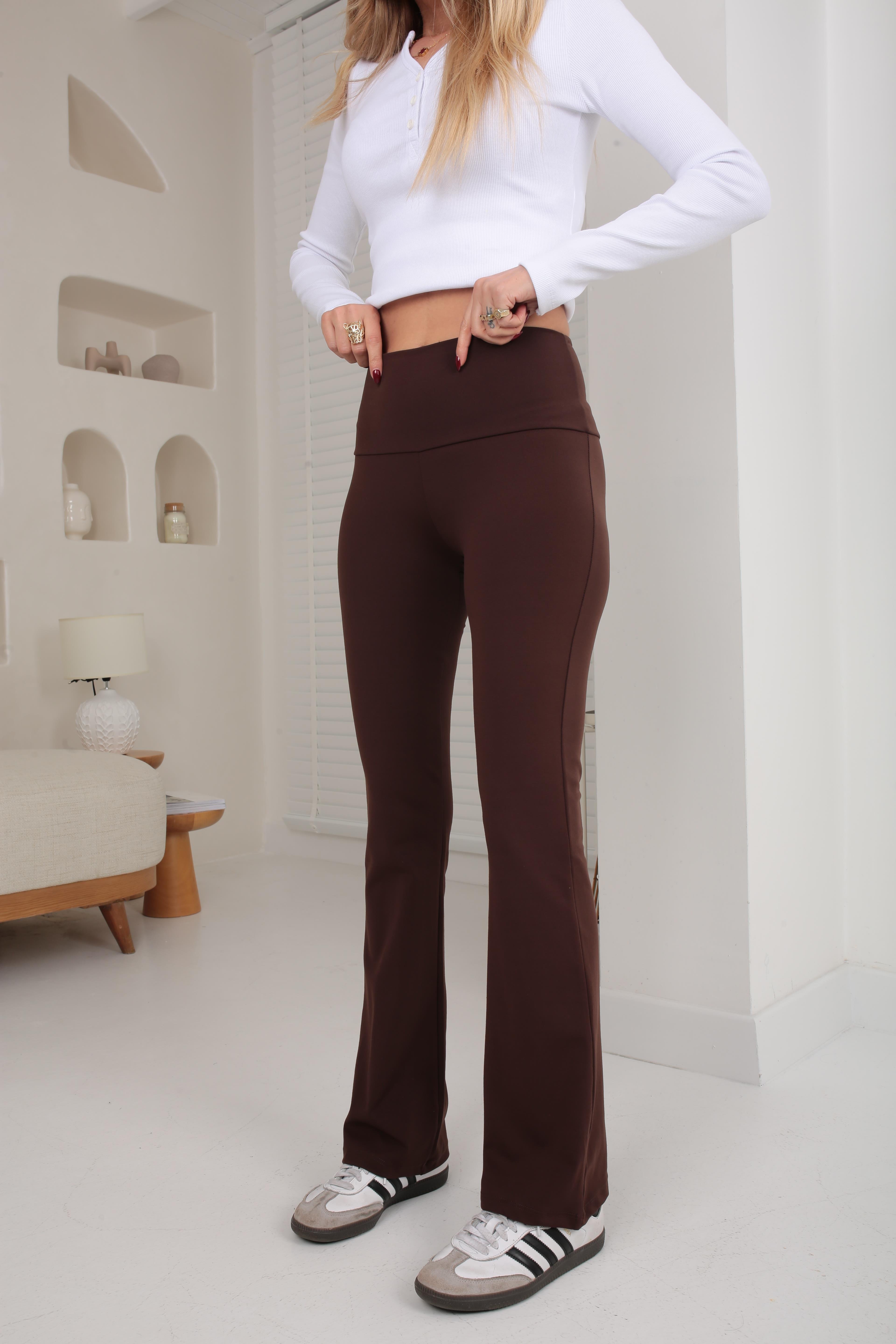 Acı Kahve İspanyol Paça Oys Tayt TAYT