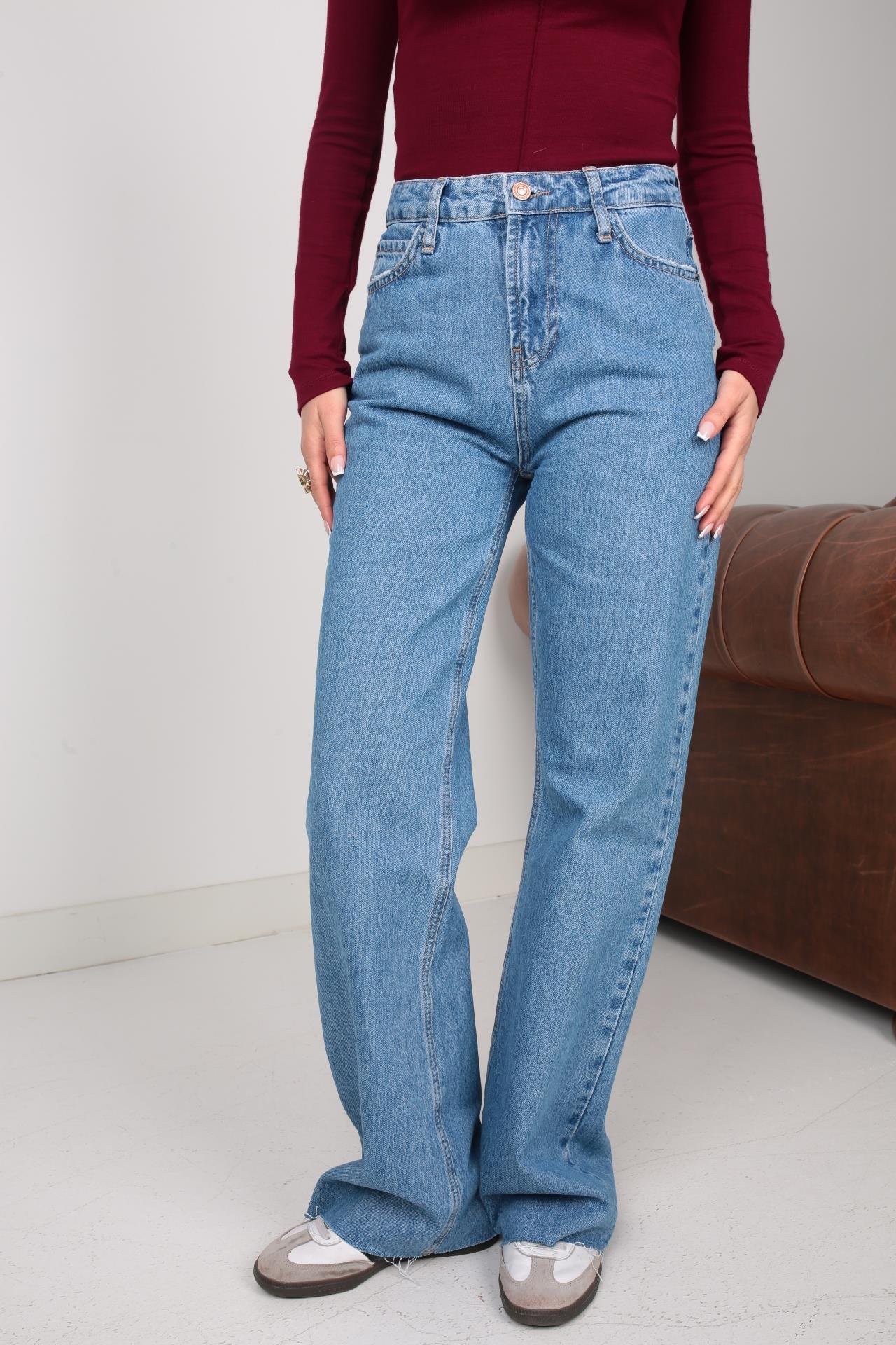 Açık Mavi BootCut Jean (2008-1) JEAN