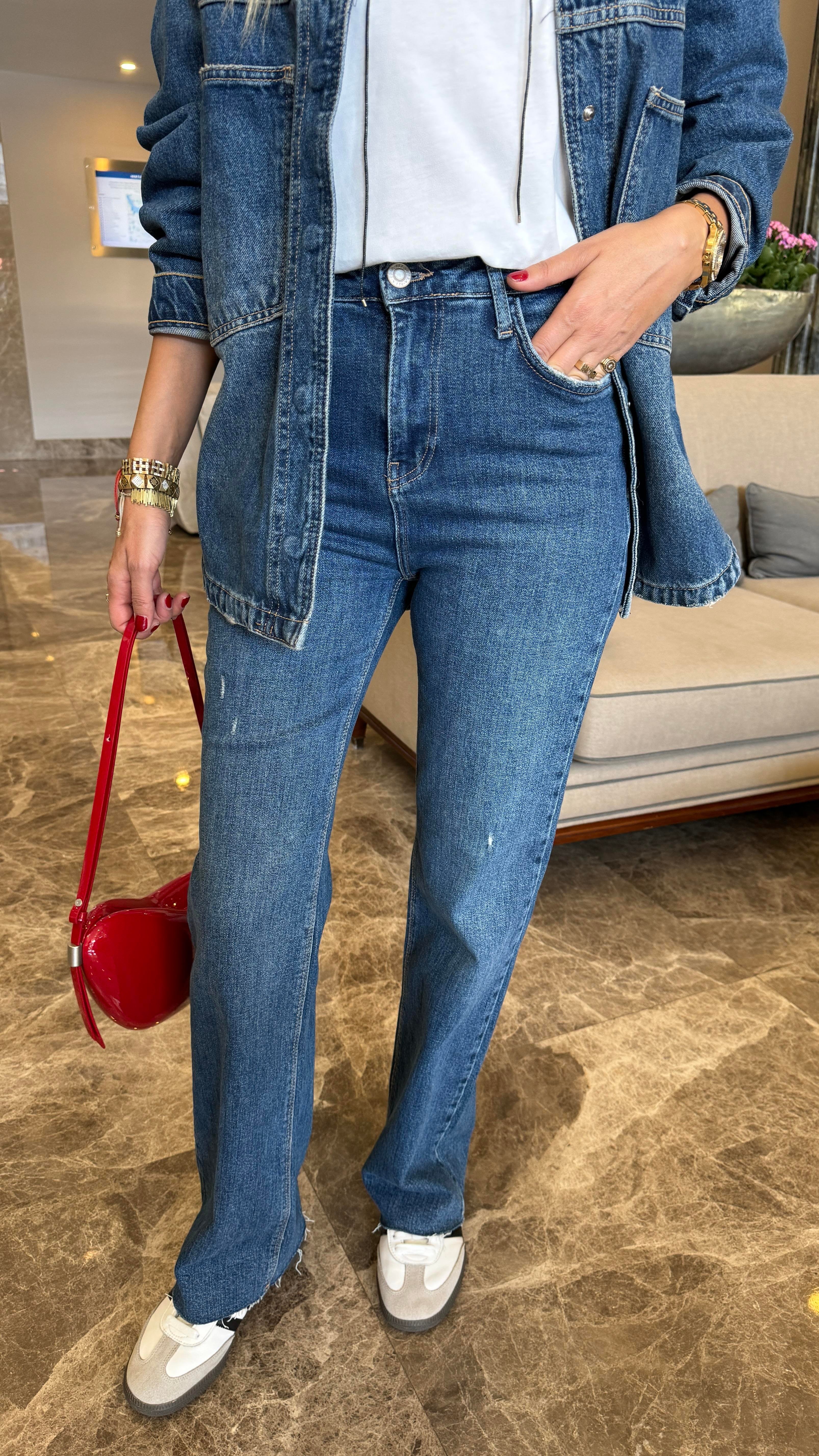 Açık Mavi Bootcut Jean(1939-3) JEAN