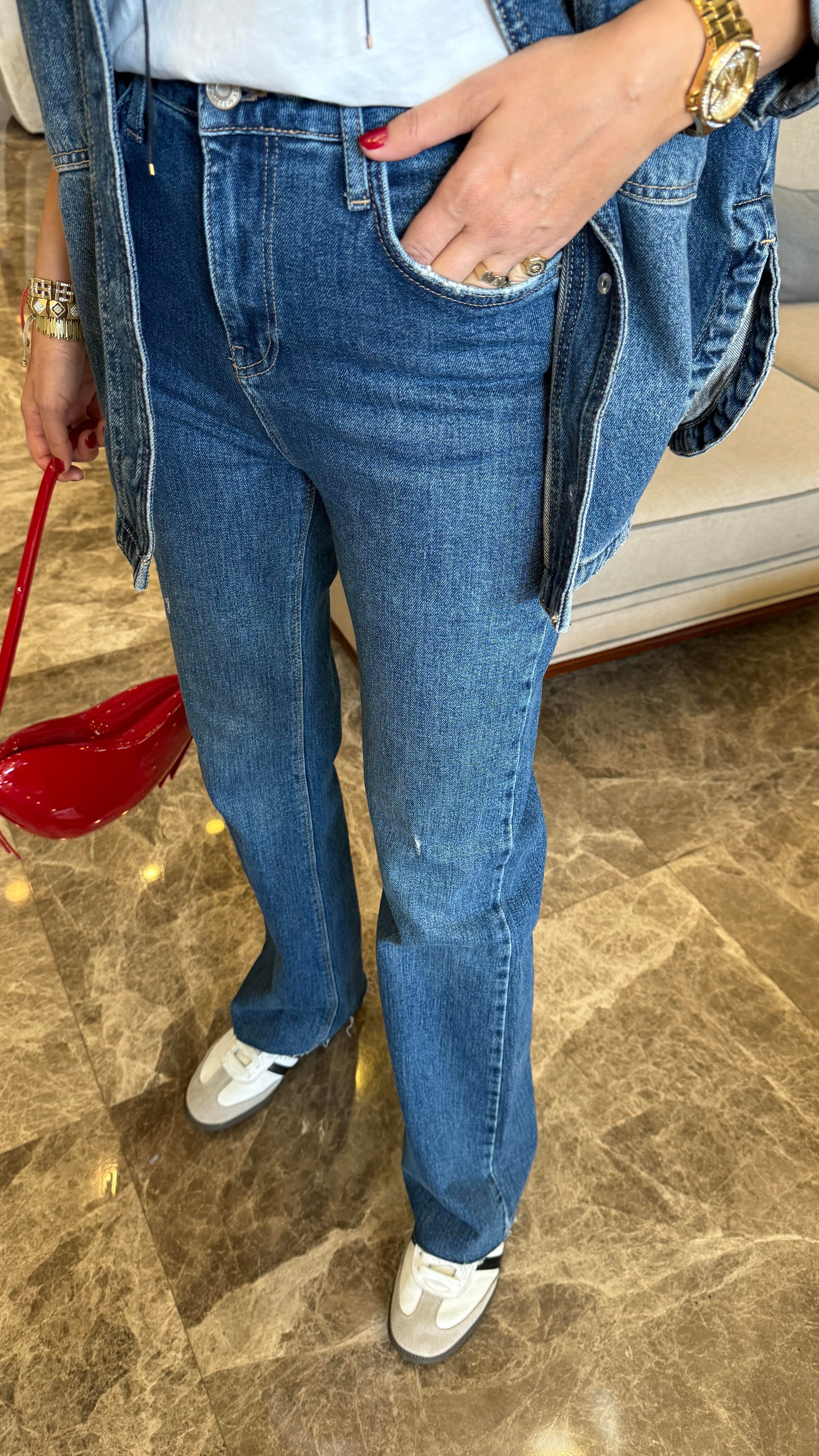 Açık Mavi Bootcut Jean(1939-3) JEAN