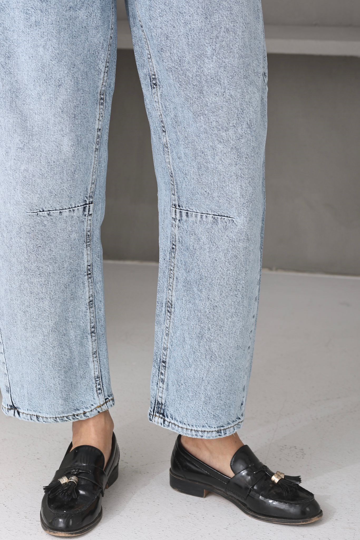 Açık Mavi Dikiş Detay Balon Jean (3206) JEAN | NO33