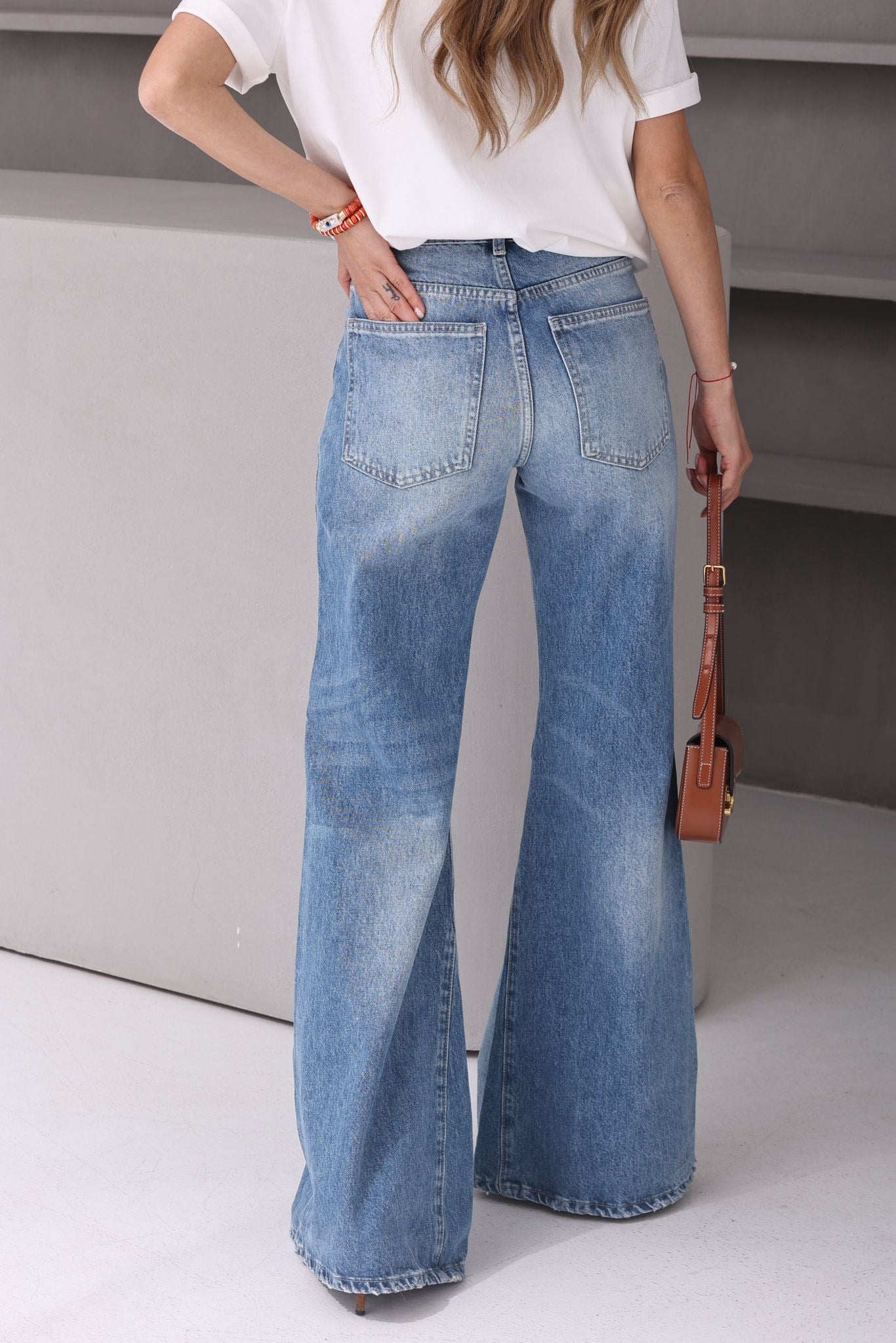 Açık Mavi Loose Flare Jean(3678-2s6) JEAN | NO33