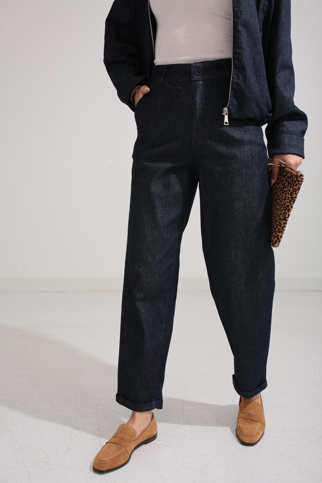 Bomber Ceketli Jean Takım TAKIM