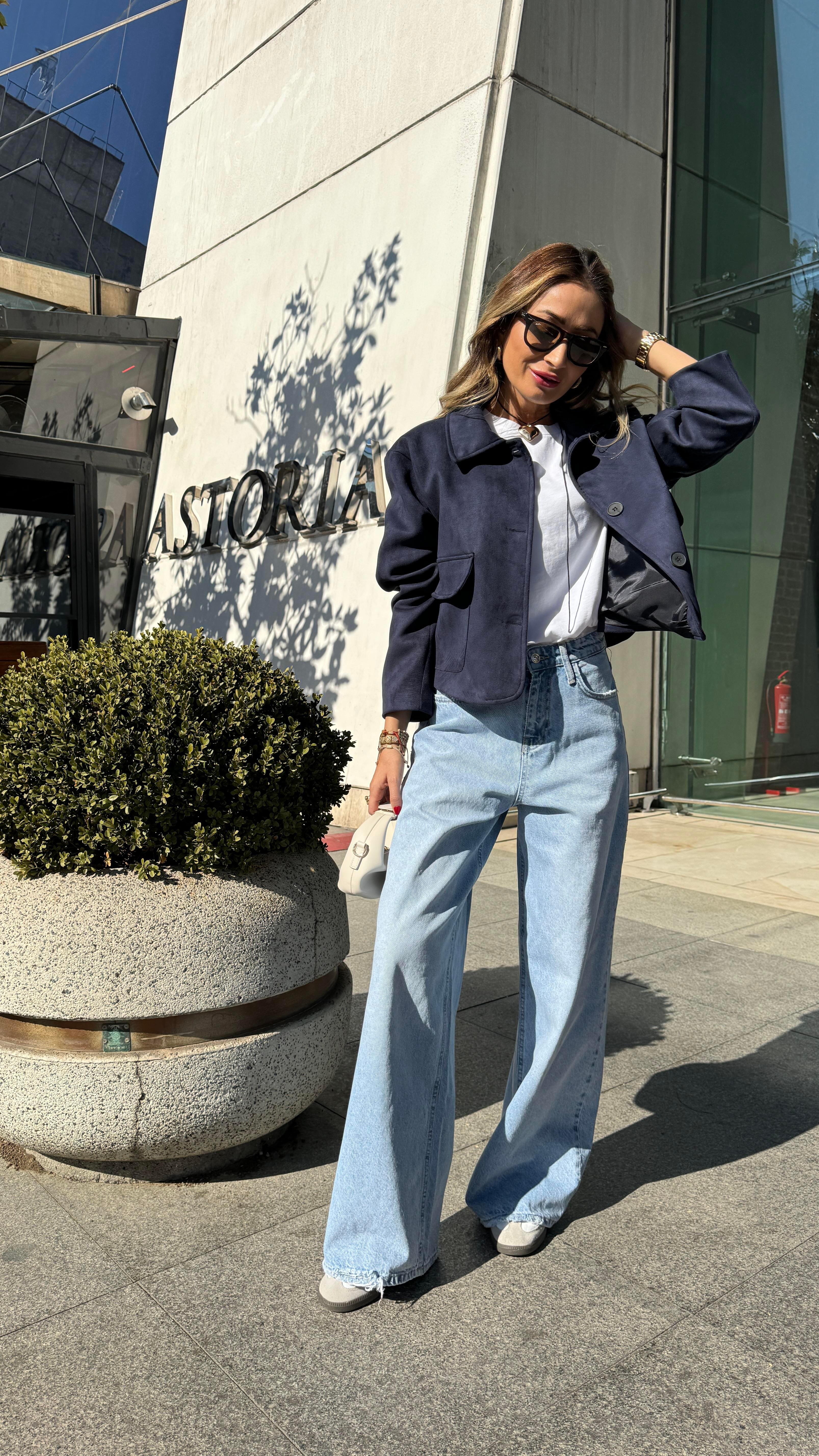 Buz Mavi Hıgh Rise Skater Jean(1815-1) JEAN