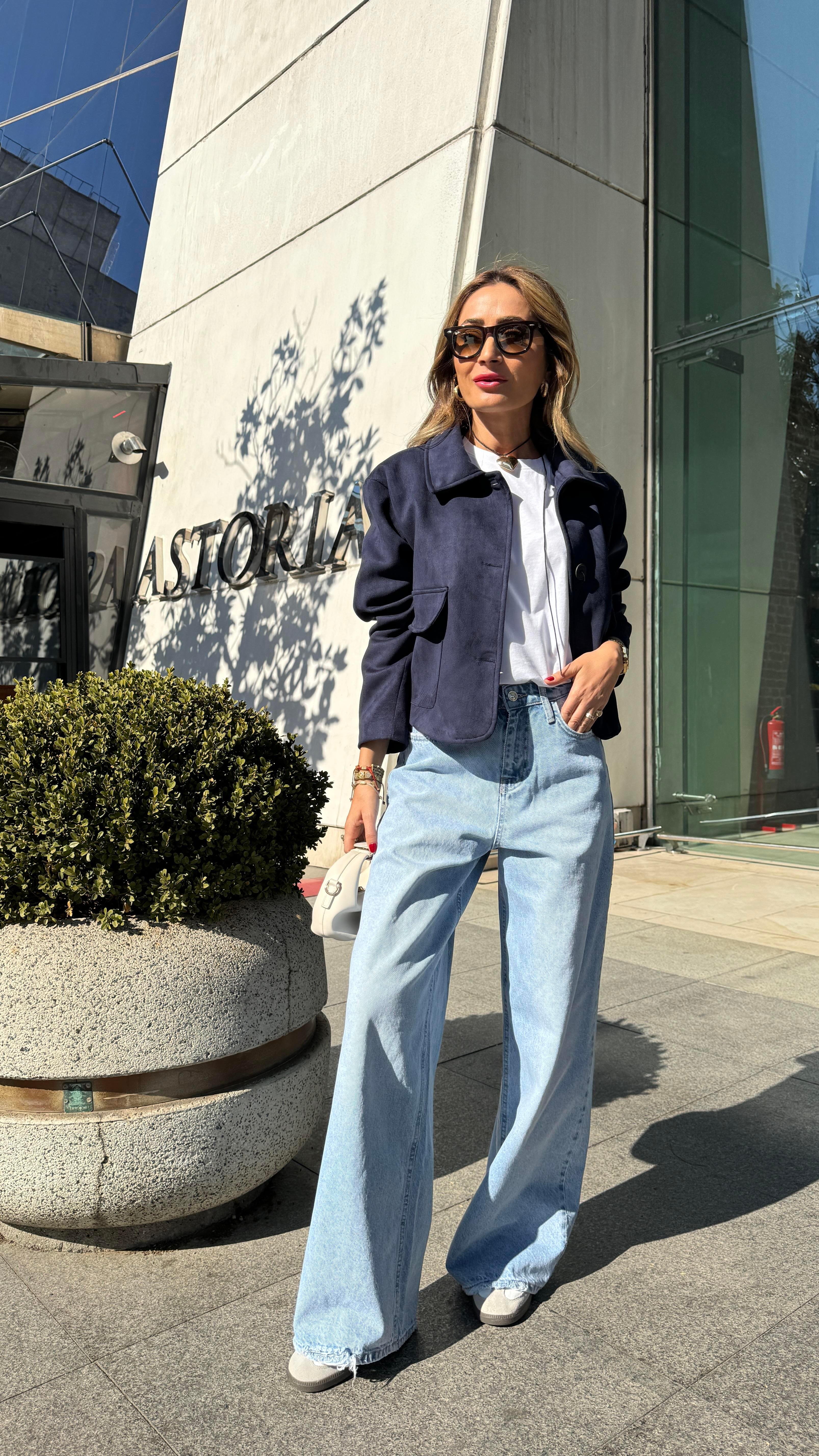 Buz Mavi Hıgh Rise Skater Jean(1815-1) JEAN