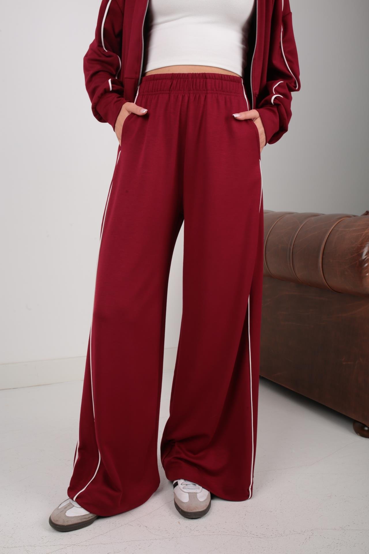 Dik Yaka Biyeli Bordo Spor Takım SPOR TAKIMLAR