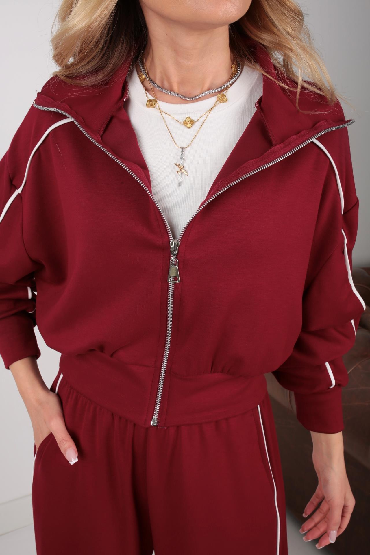 Dik Yaka Biyeli Bordo Spor Takım SPOR TAKIMLAR