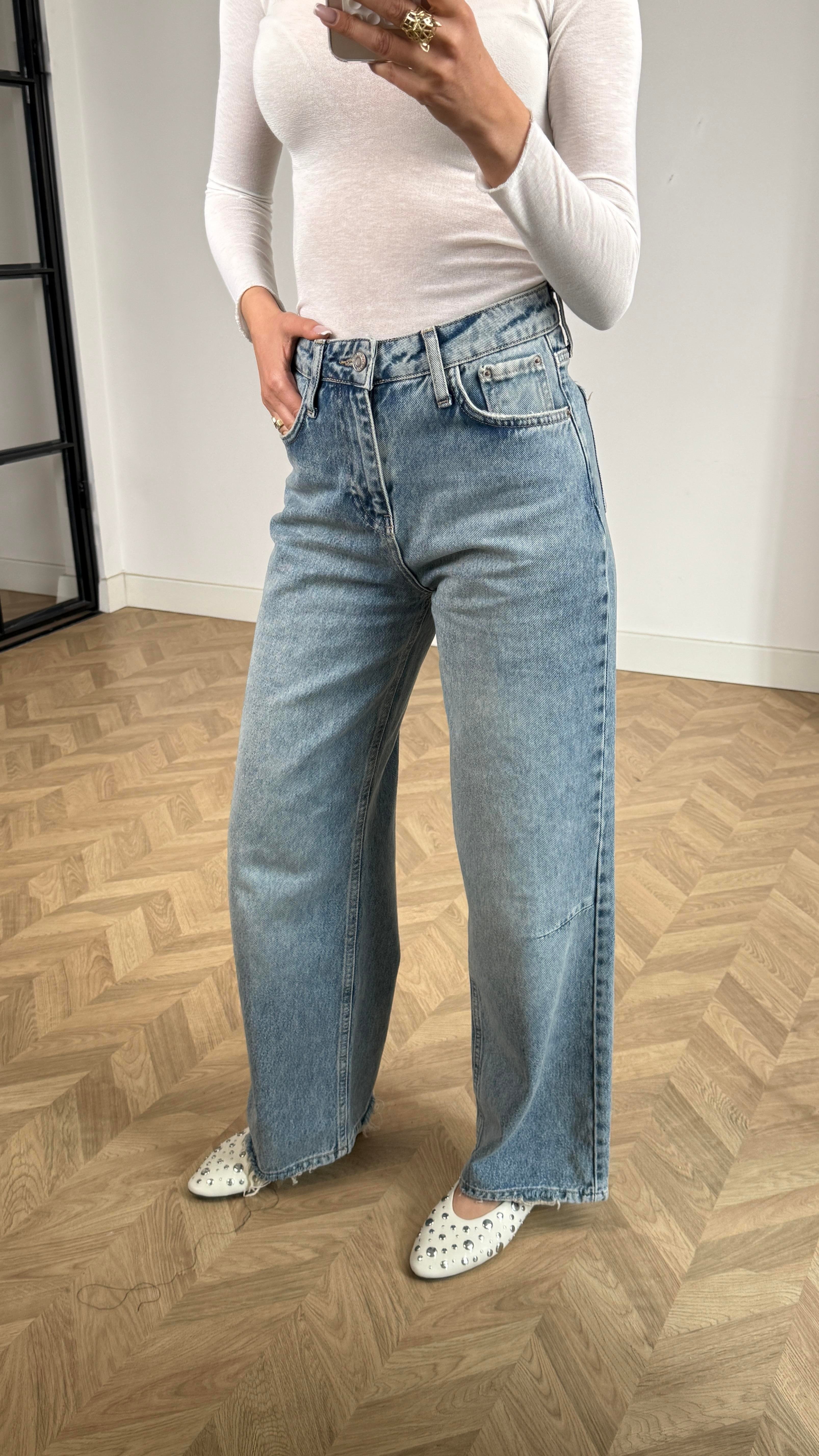Dikiş Detay Relaxed Fit Jean (1946-2) JEAN