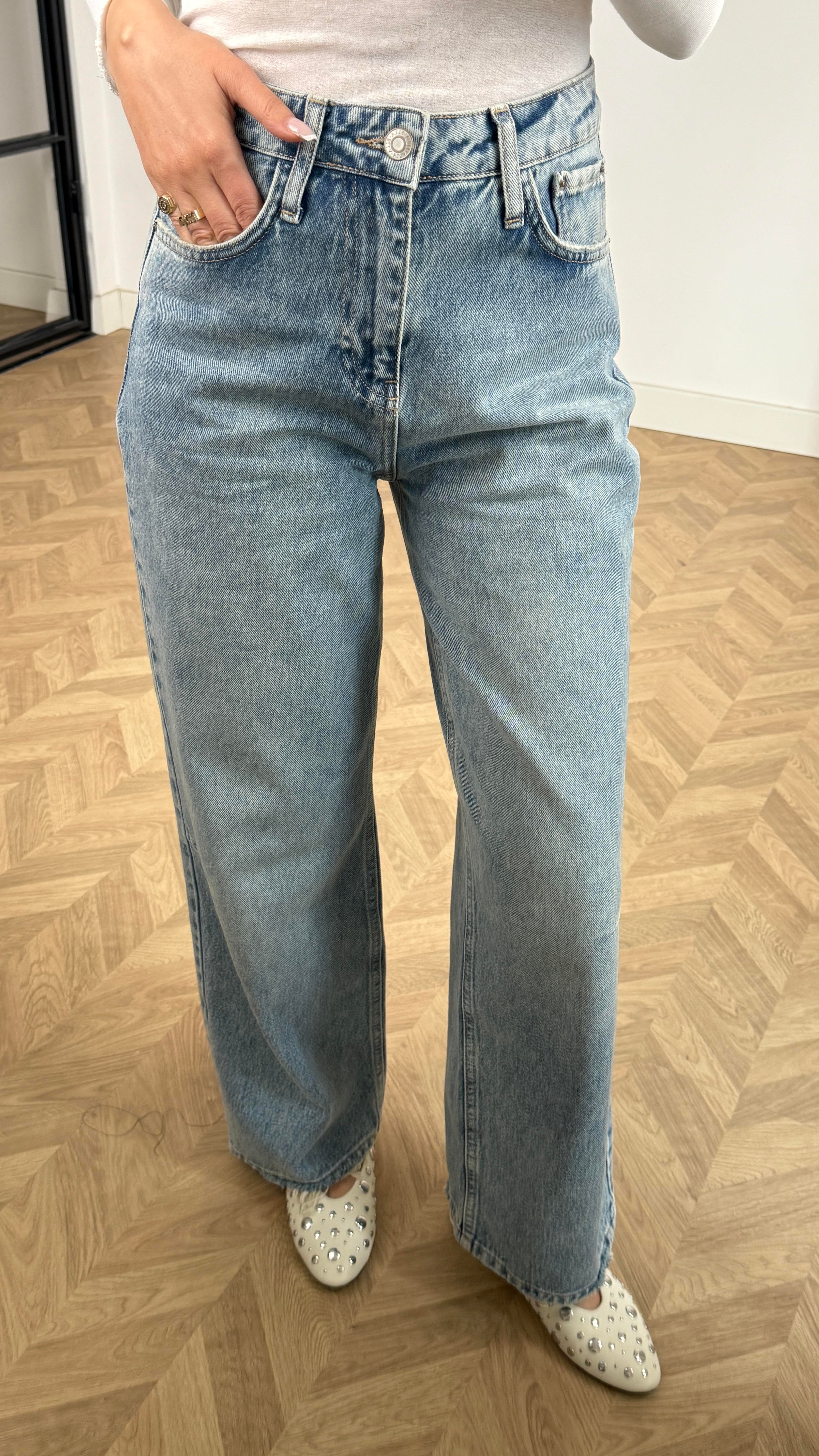 Dikiş Detay Relaxed Fit Jean (1946-2) JEAN