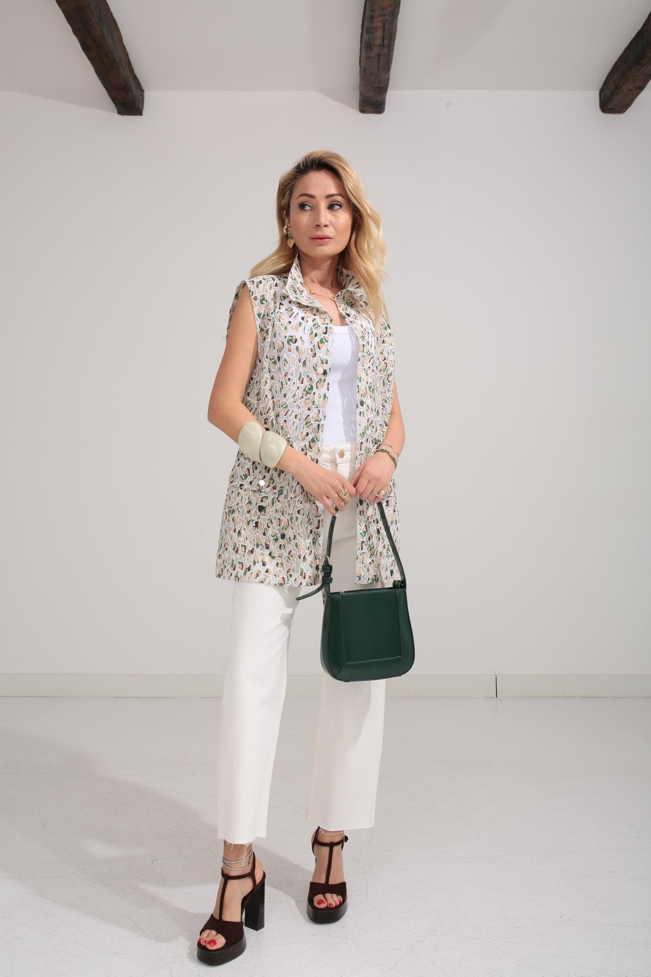 Ekru Paçası Kesik Mom Jean JEAN | NO33