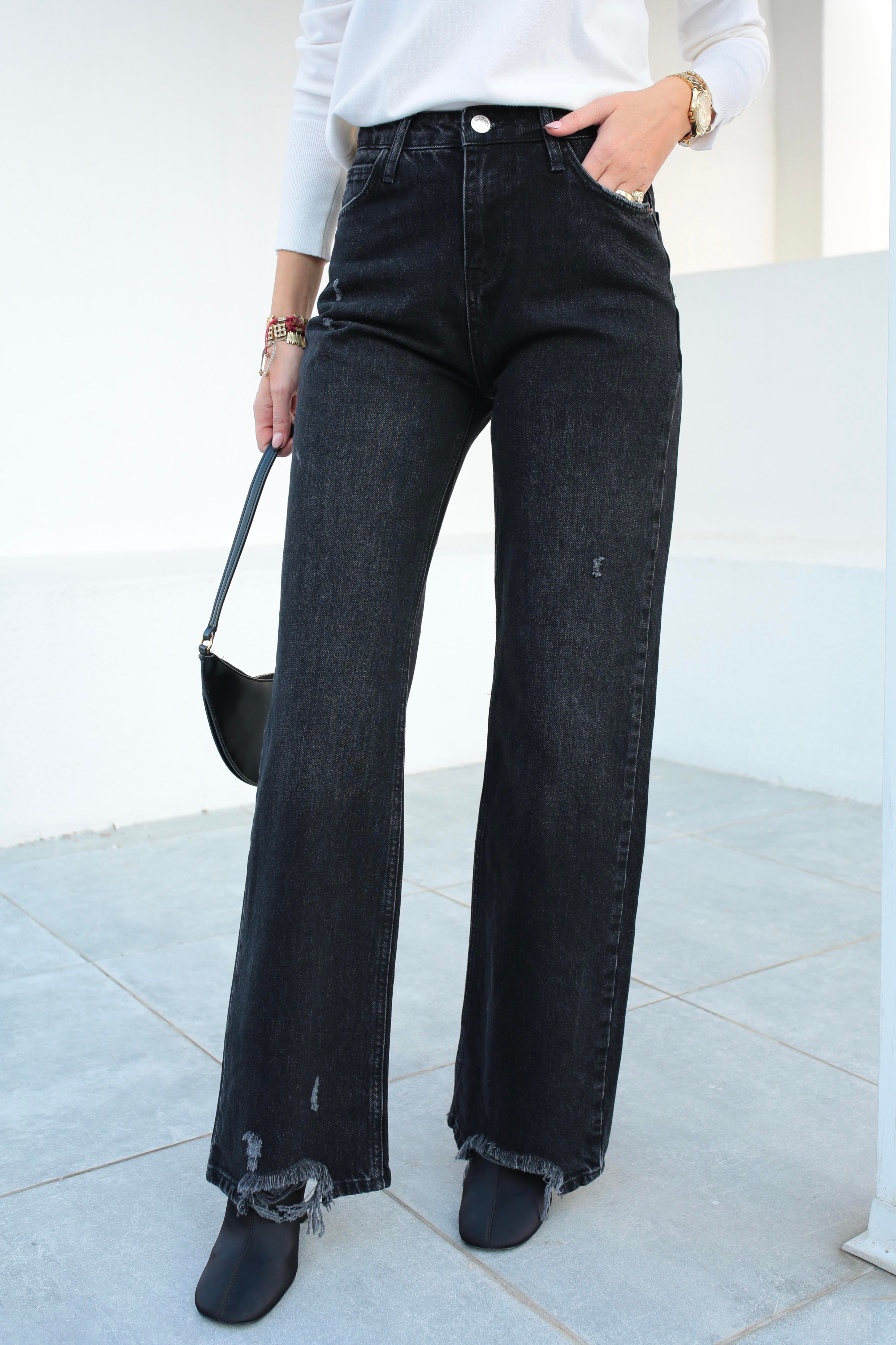 Füme Tırnaklı Bootcut Jean (1933-1) JEAN