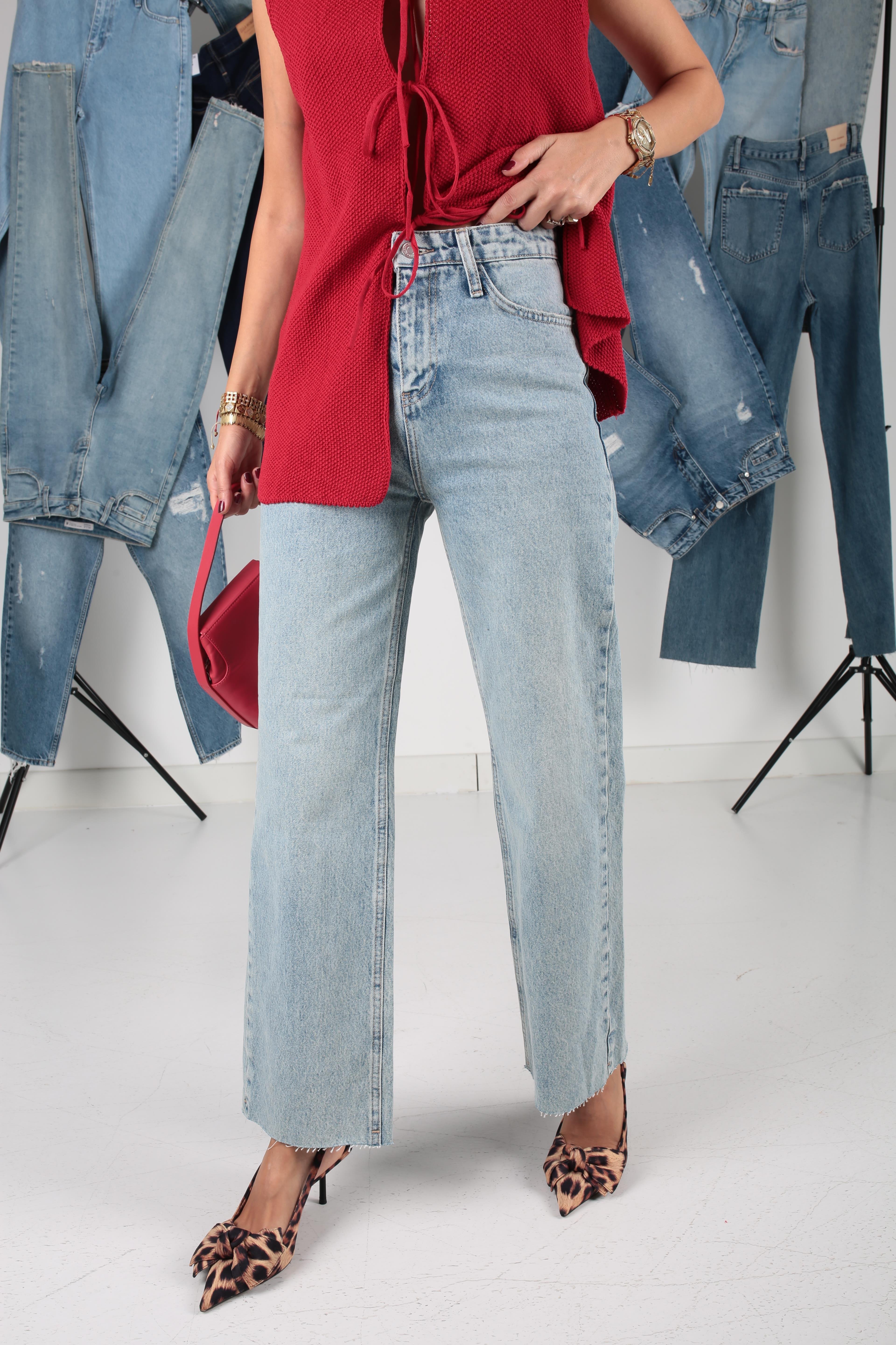 Geniş Kesik Paça Jean(1871-2) JEAN