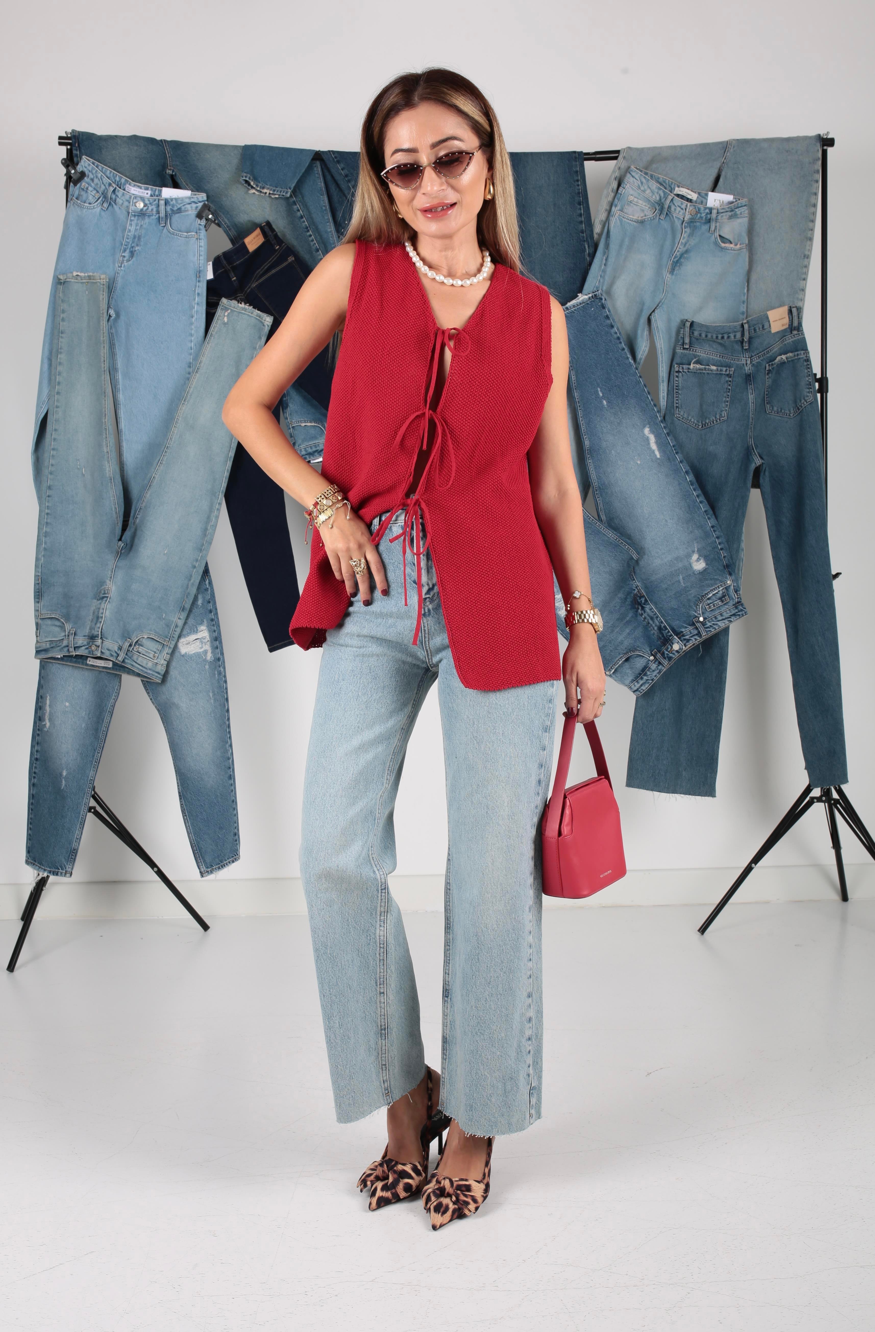 Geniş Kesik Paça Jean(1871-2) JEAN