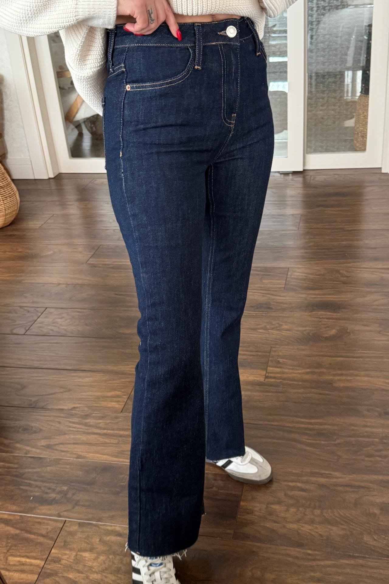 Hıgh Rise İspanyol Paça Flare Jean(1985) JEAN