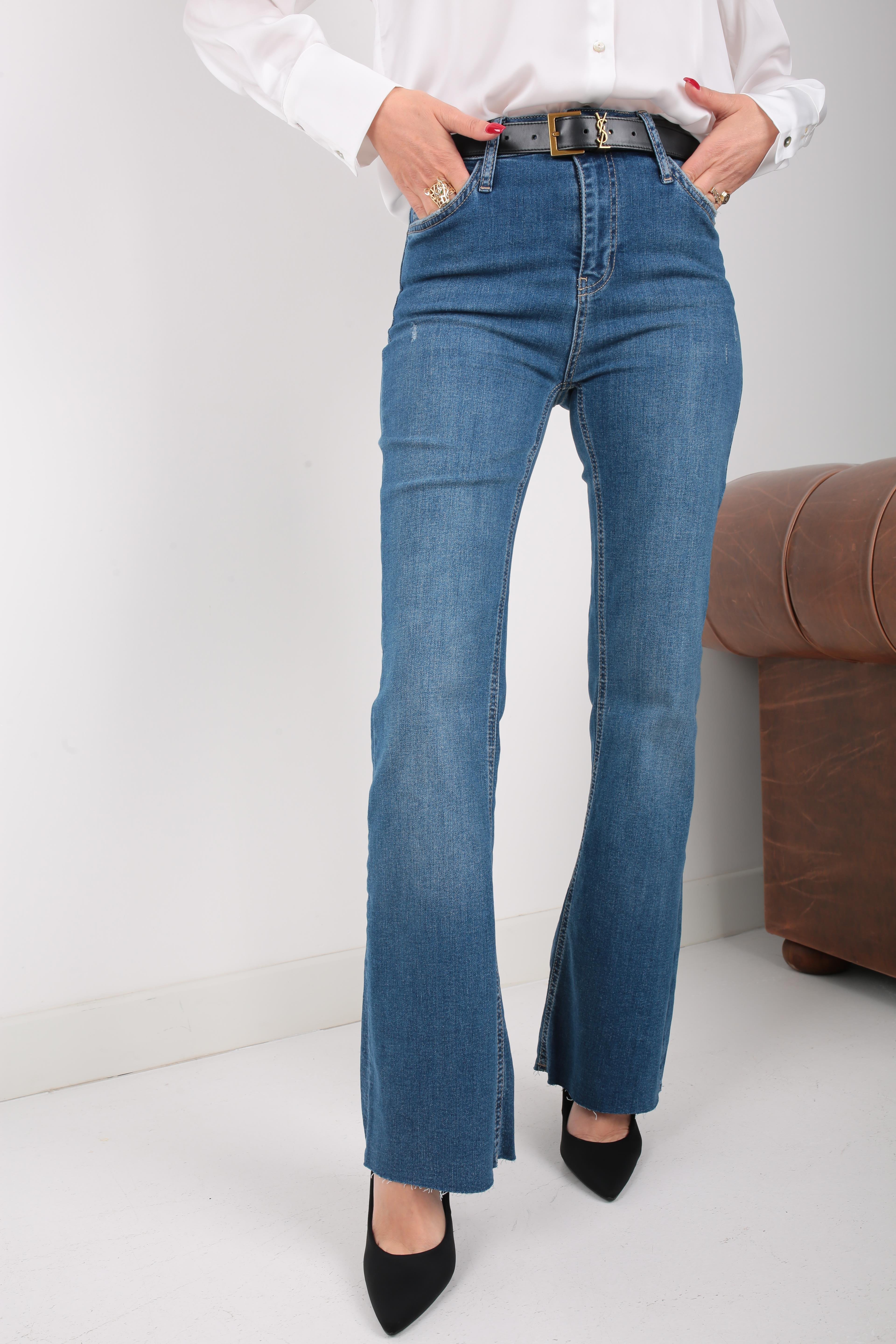 Hıgh Rise Tırnaklı Flare Jean(1825-4) JEAN