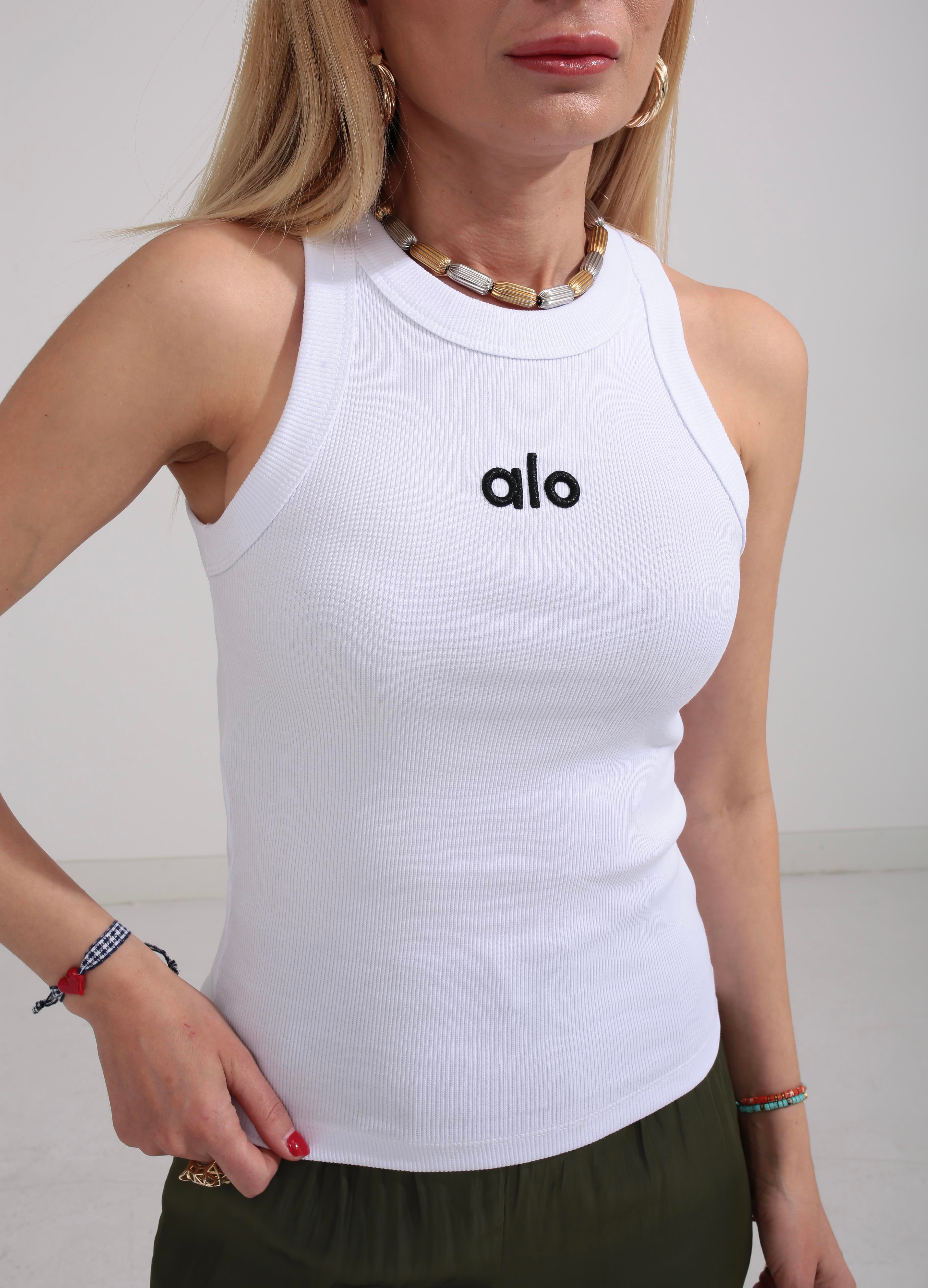 Kalın Biye Yazı Nakışlı Beyaz Fitilli Atlet ATLET | NO33