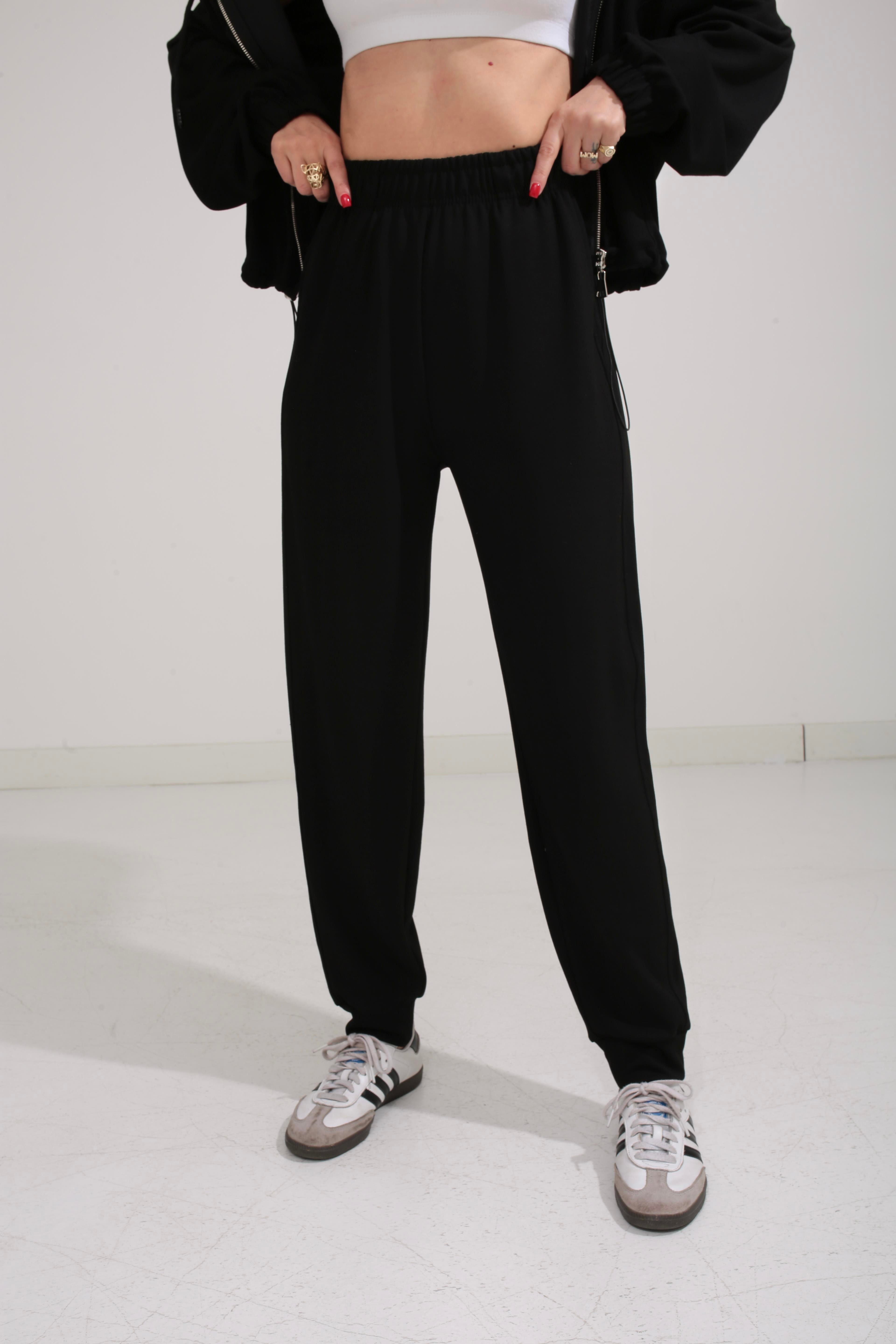 Kapişonlu Altı Stoperli Siyah Spor Takım SPOR TAKIMLAR | NO33