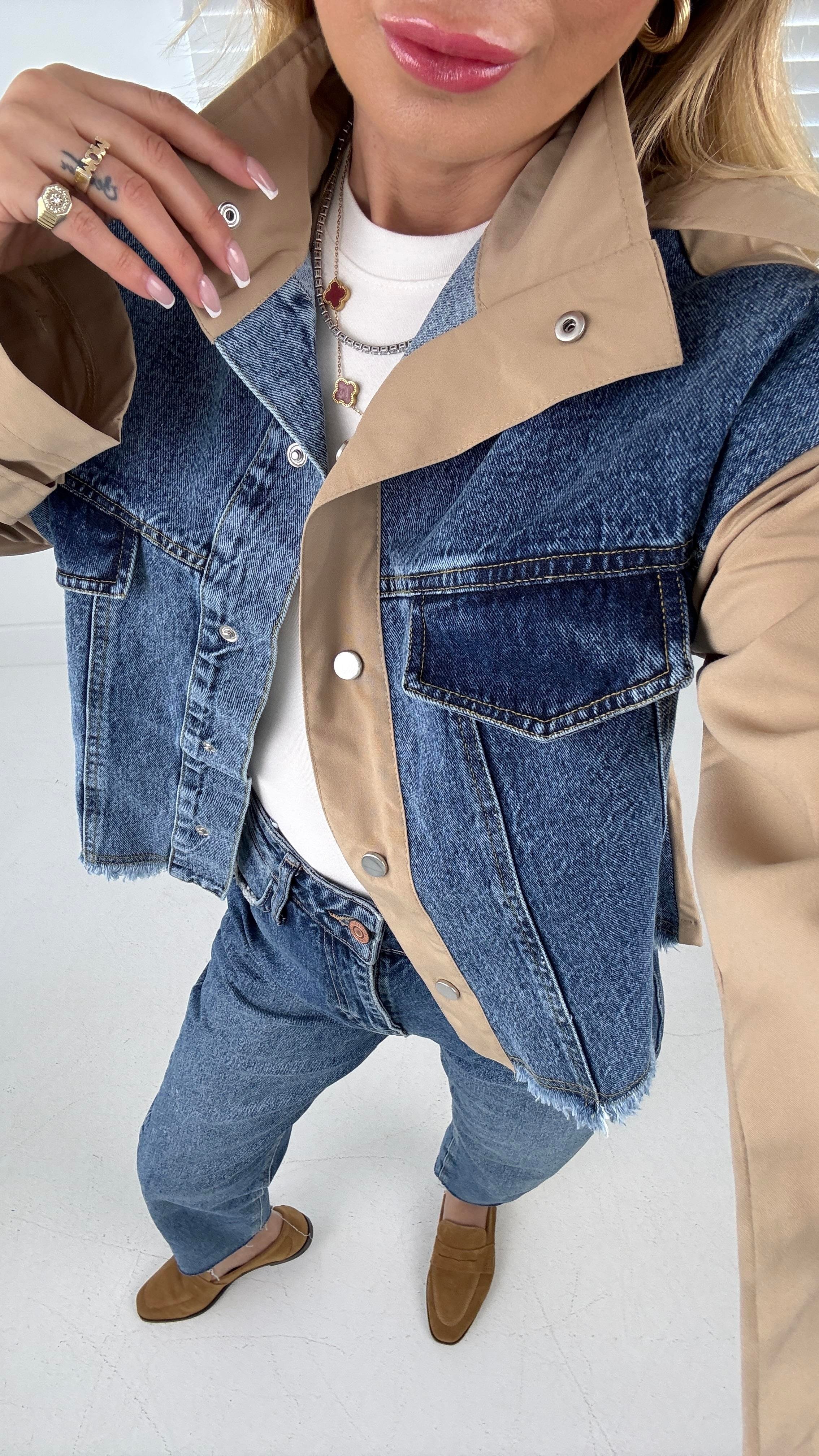 Kot Detay Kısa Trençkot TRENÇKOT