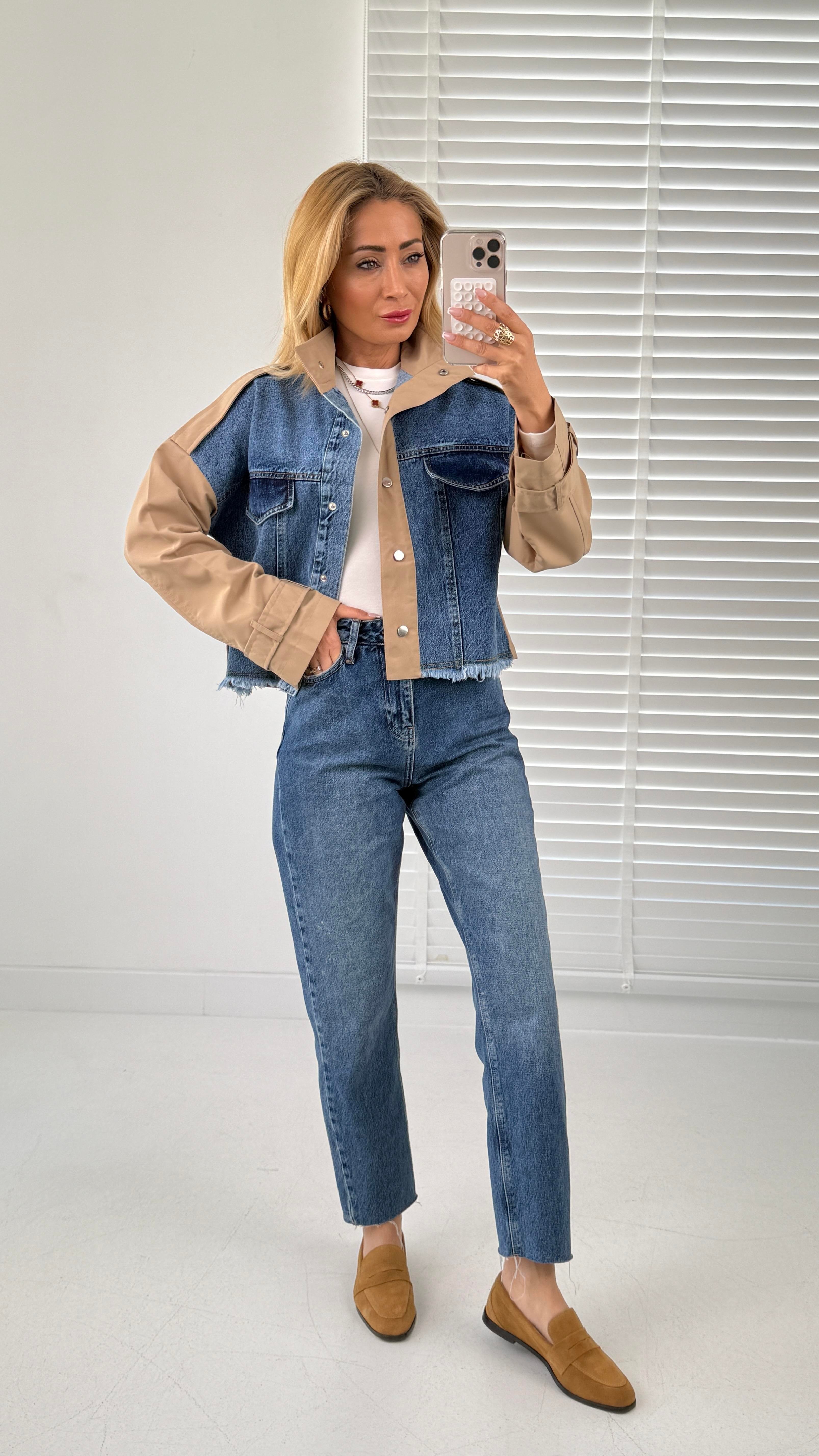 Kot Detay Kısa Trençkot TRENÇKOT