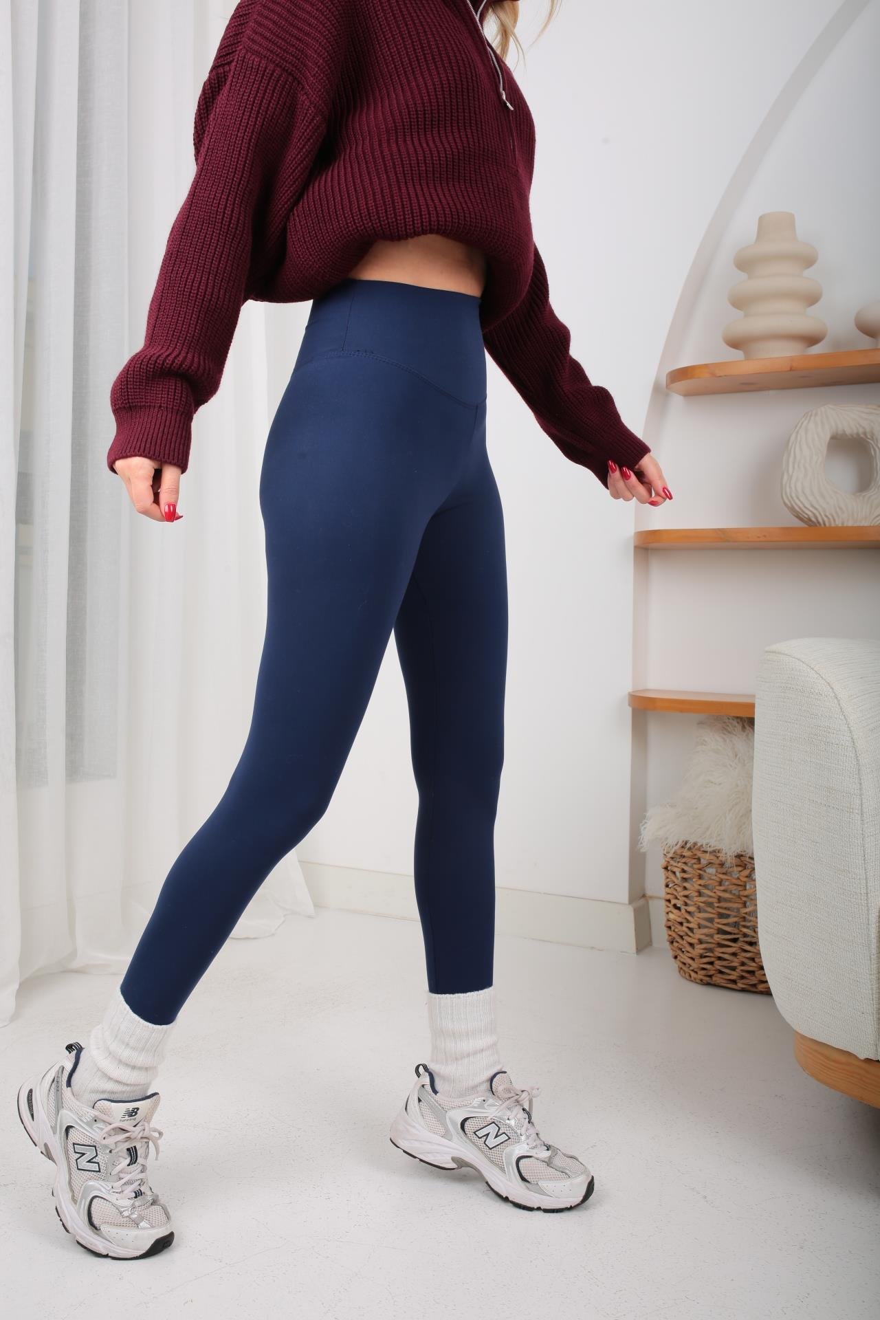 Lacivert Spor Tayt TAYT