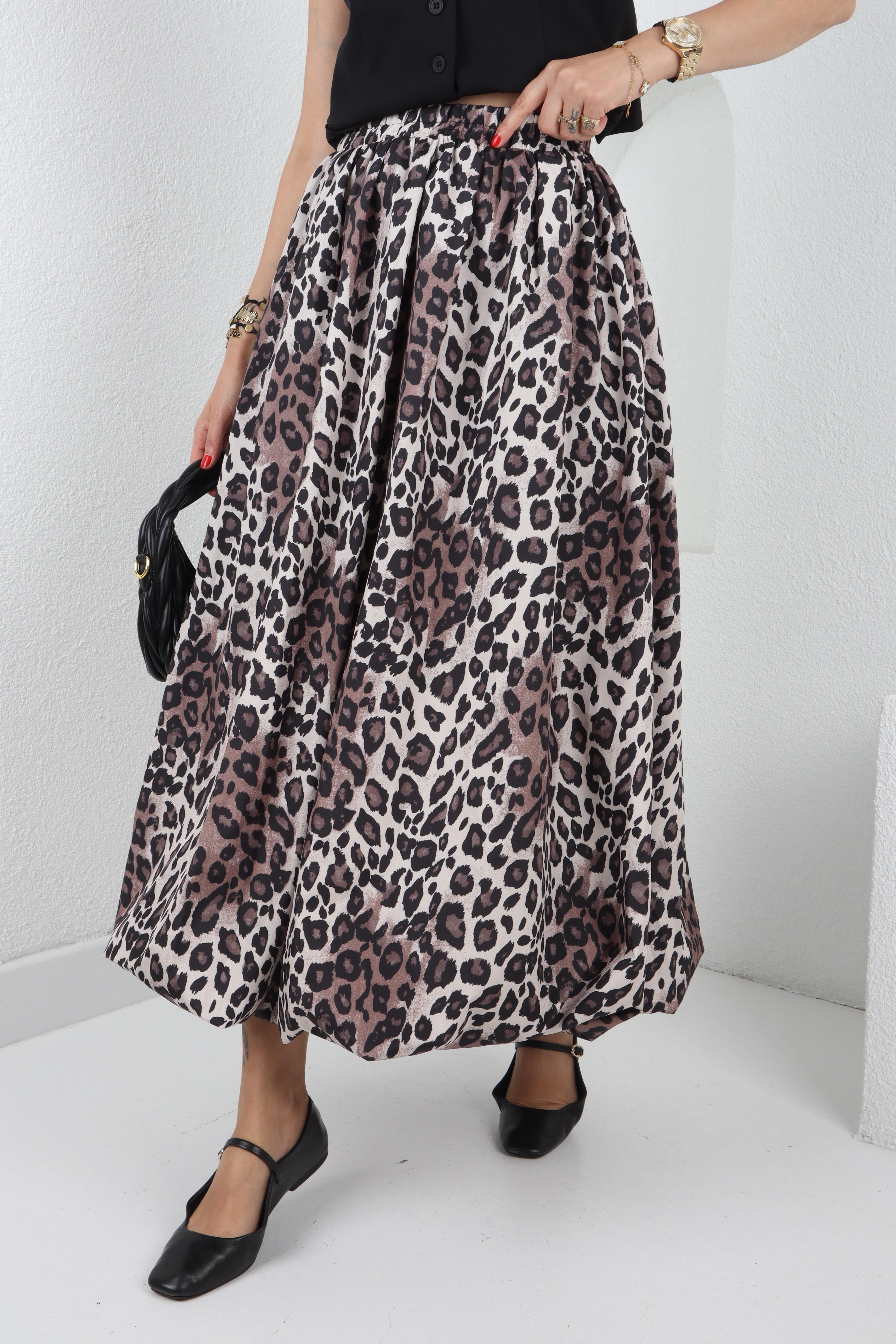 Leopar Desen Balon Etek ETEK