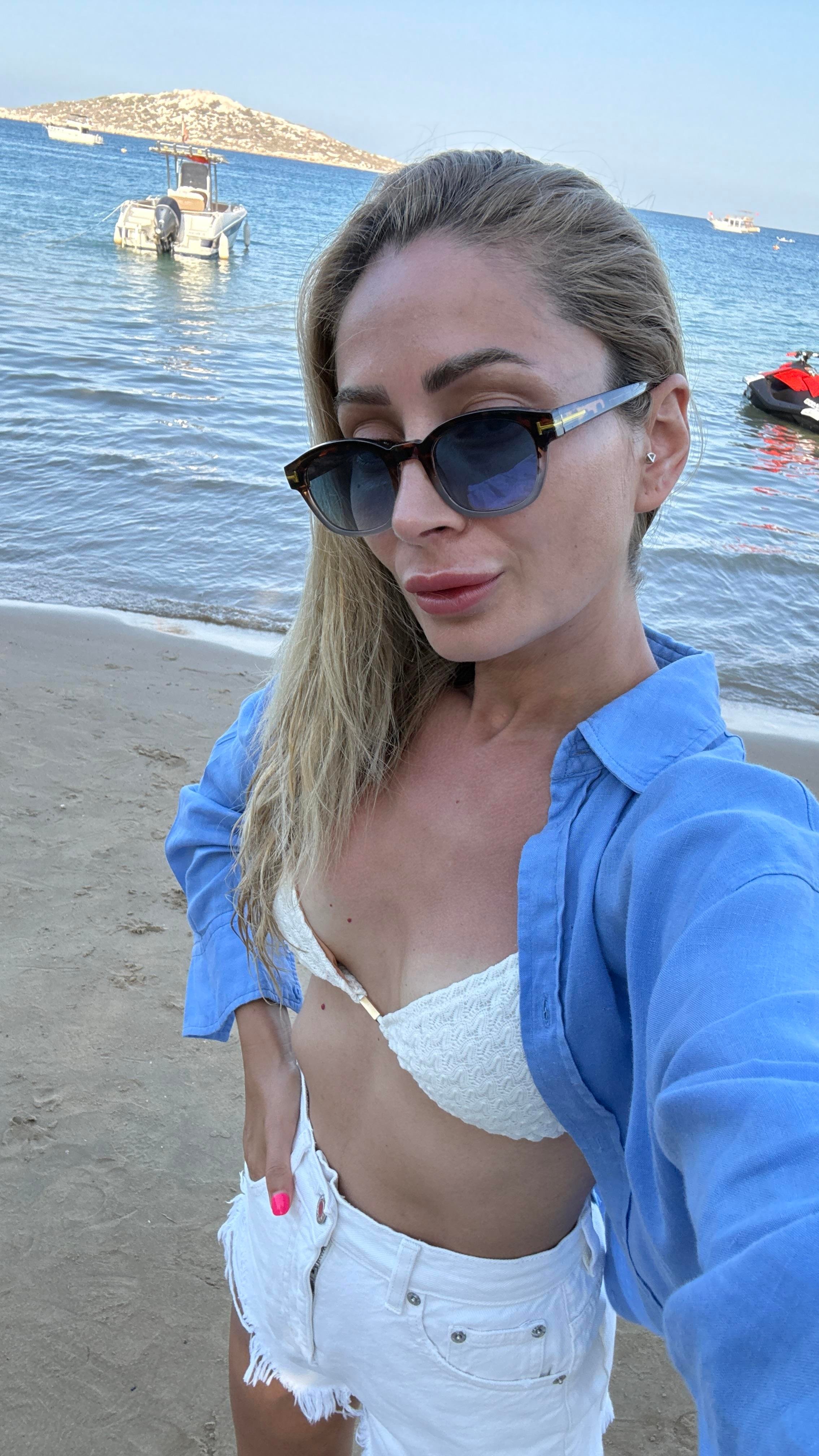 Leopar Kemik Çerçeveli Mavi Gözlük(Ae 5808 ) GÜNEŞ GÖZLÜĞÜ | NO33