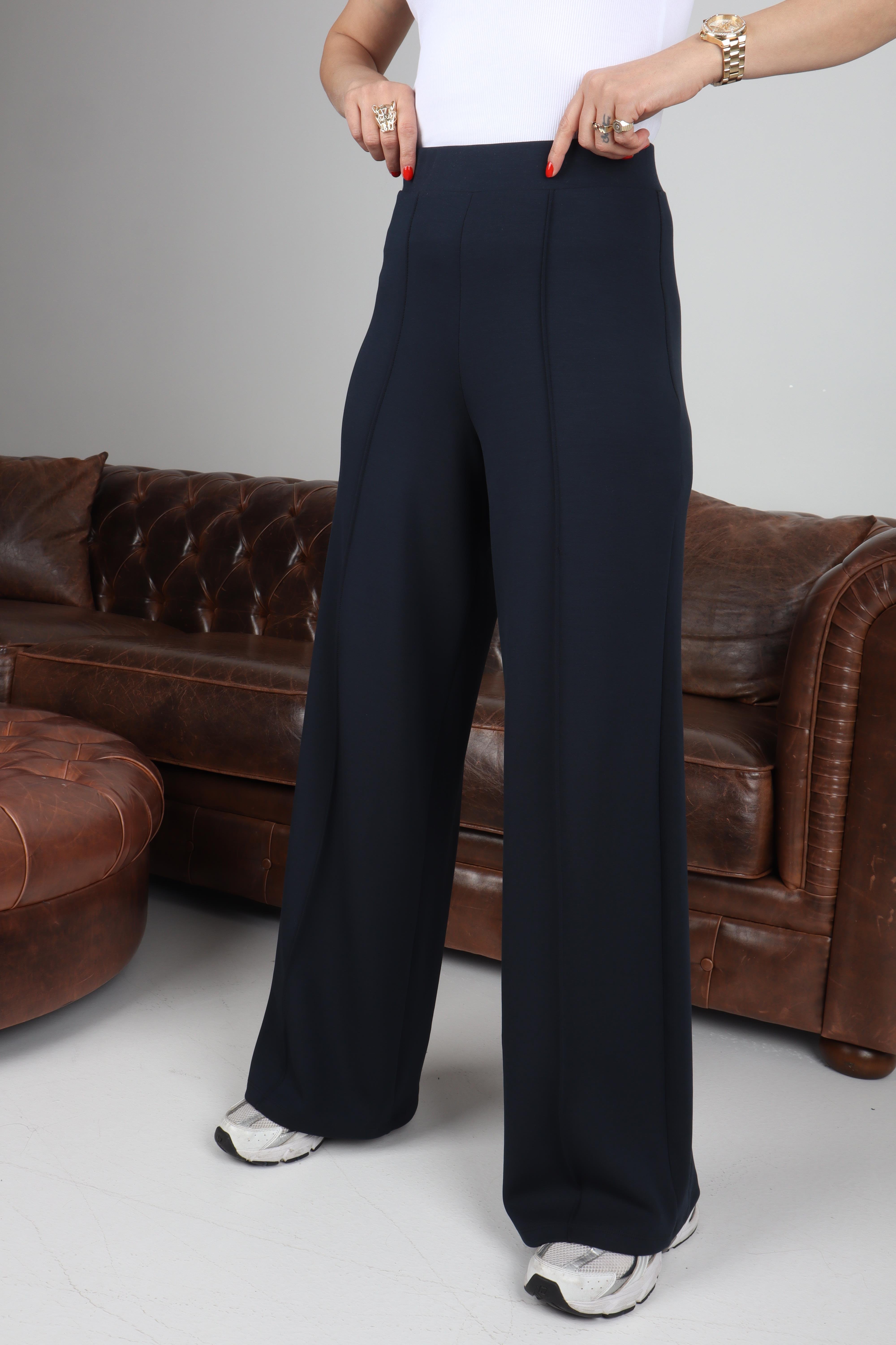 Önü Dikişli Lacivert Modal Pantolon PANTOLON