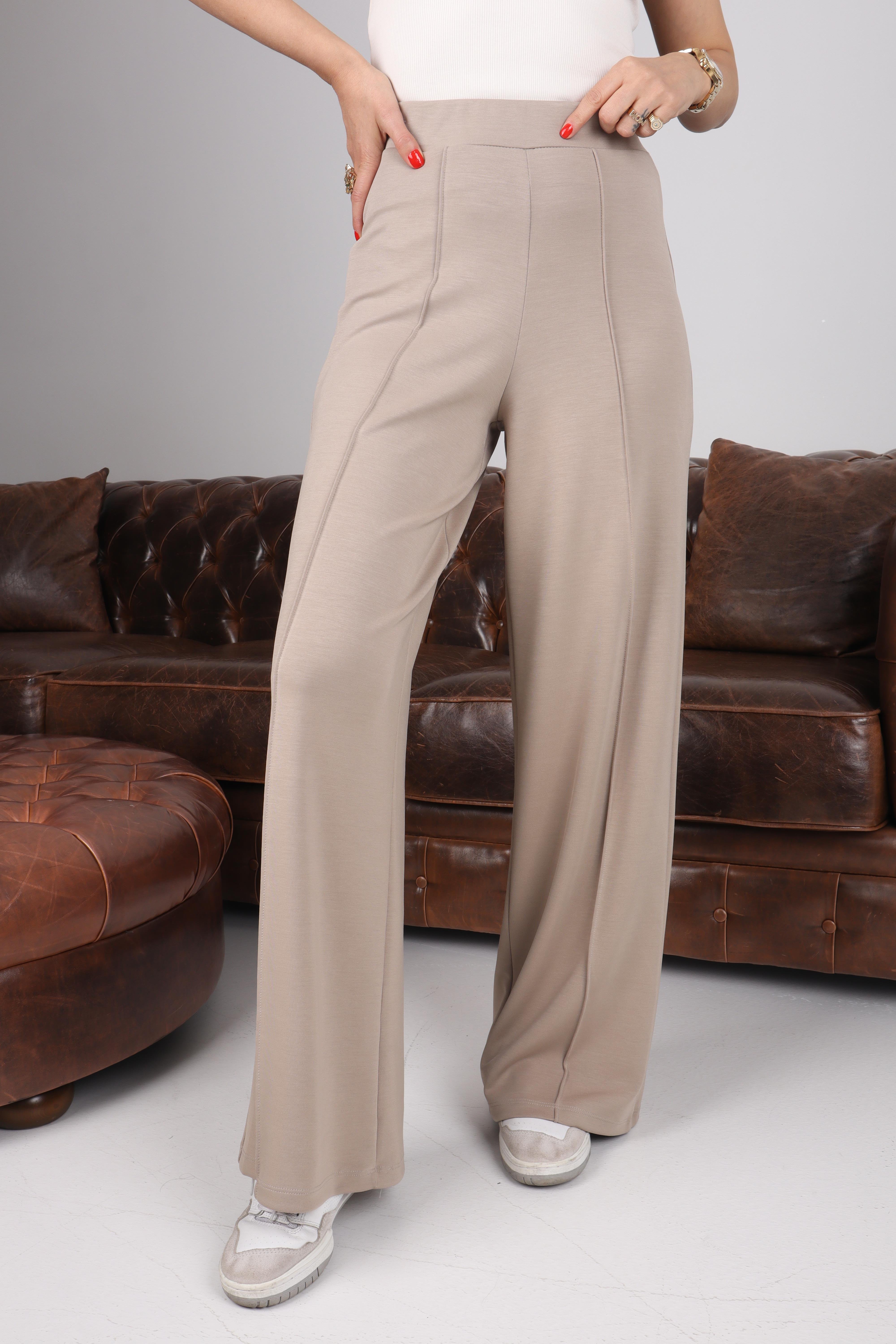 Önü Dikişli Vizon Modal Pantolon PANTOLON