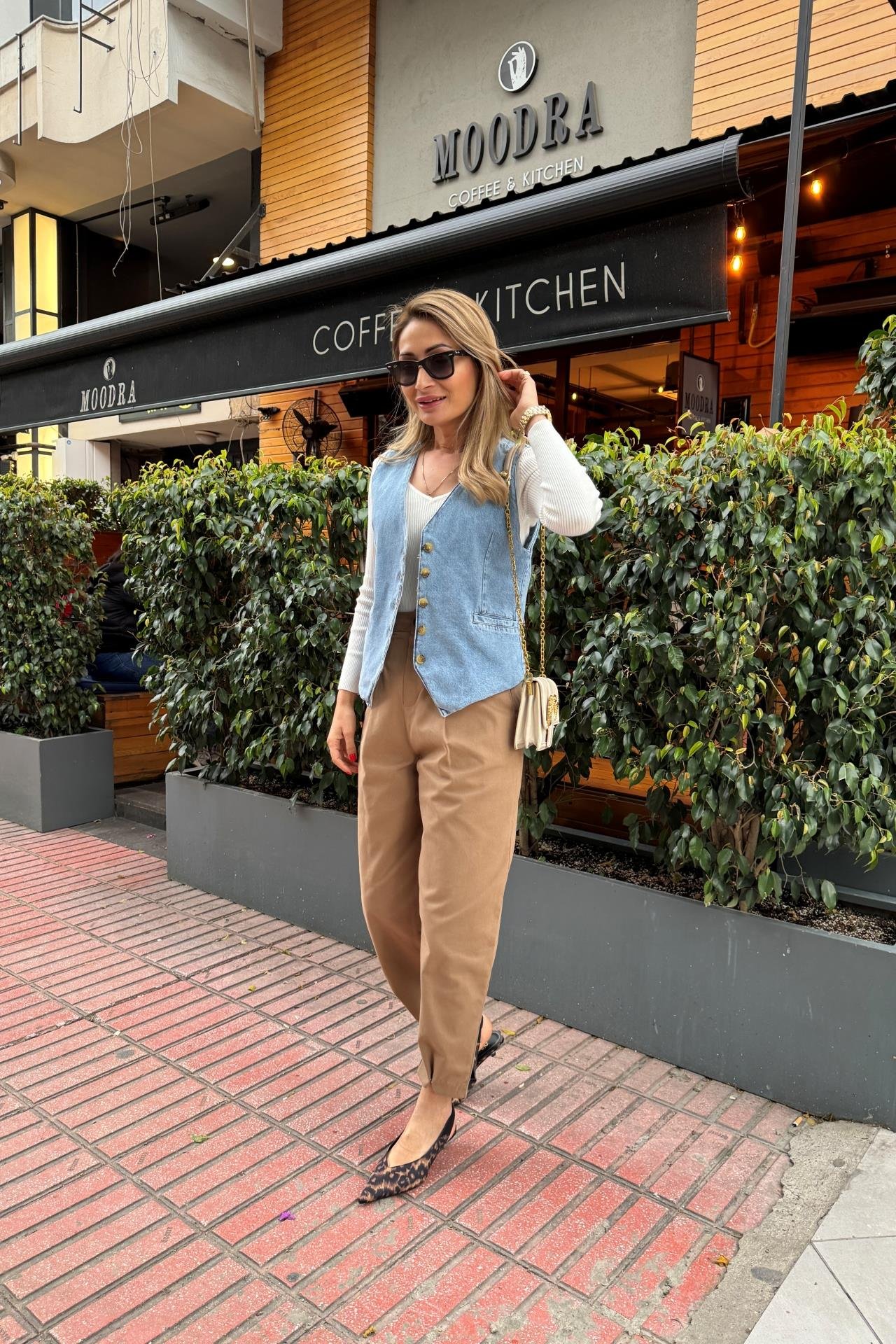 Paçası Çıtçıtlı Camel Gabaedin Pantolon PANTOLON