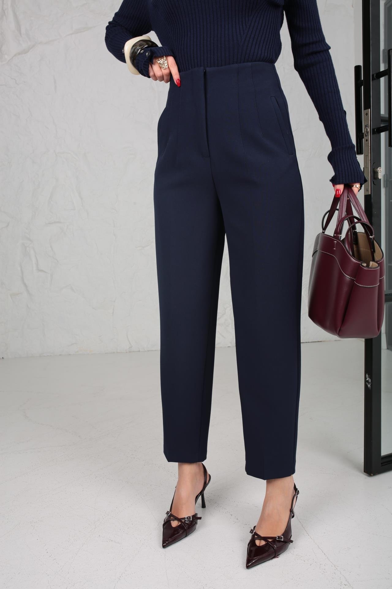 Pensli Lacivert Havuç Pantolon PANTOLON