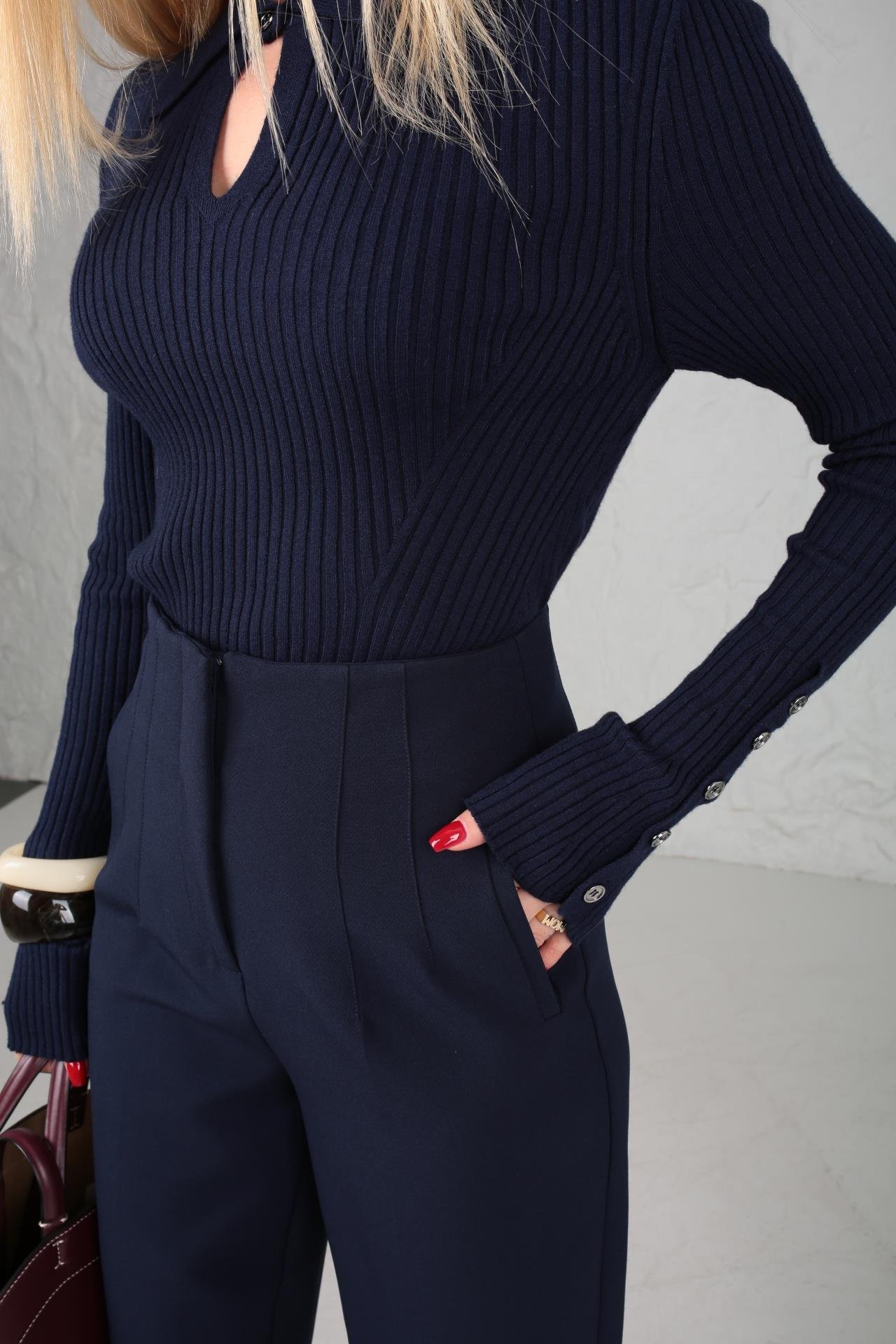 Pensli Lacivert Havuç Pantolon PANTOLON