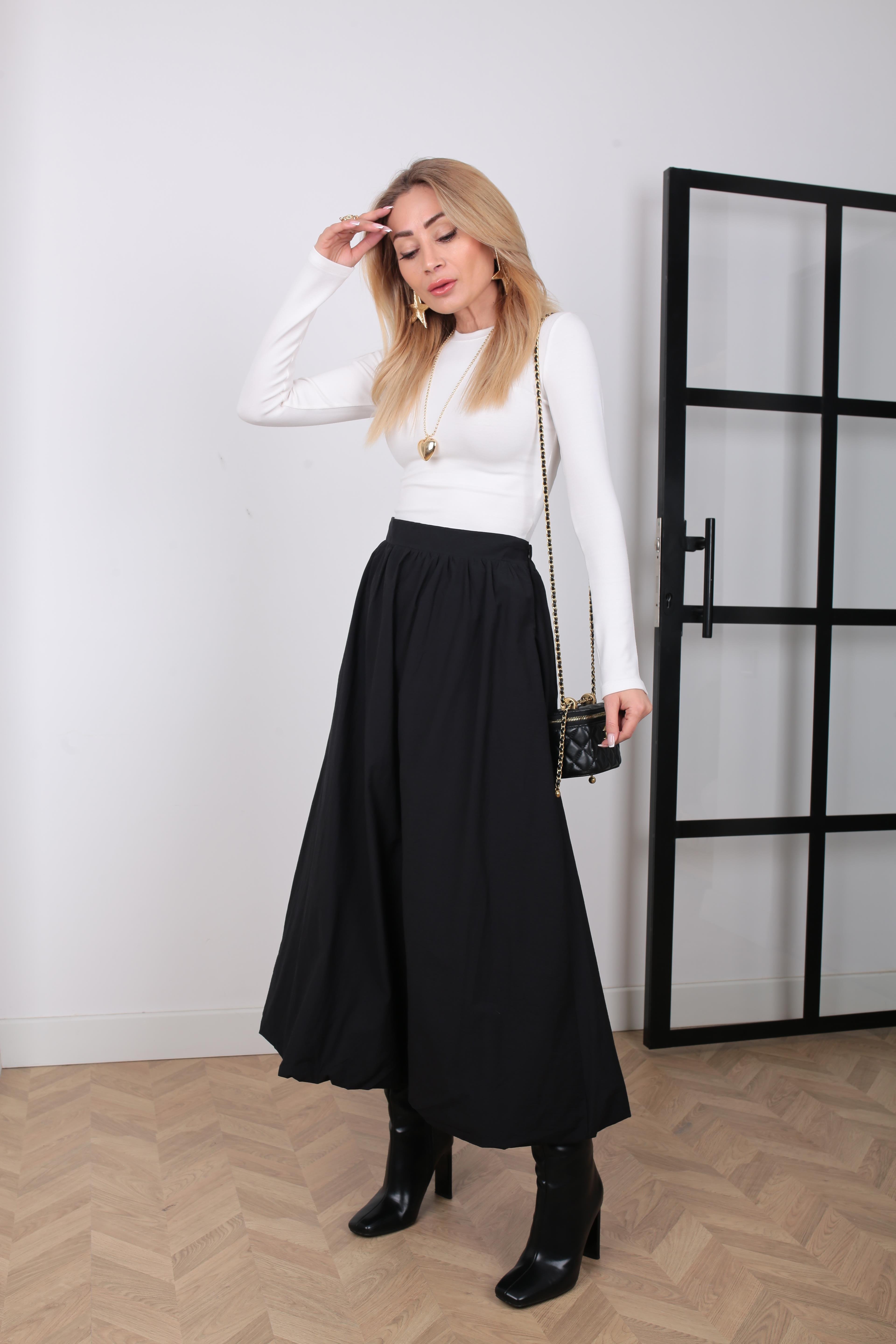 Siyah Balon Etek ETEK